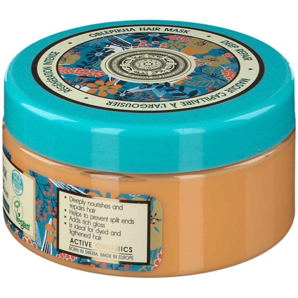 Natura Siberica Oblepikha Masque Capillaire à l'Hydrolat d'Argousier Bio