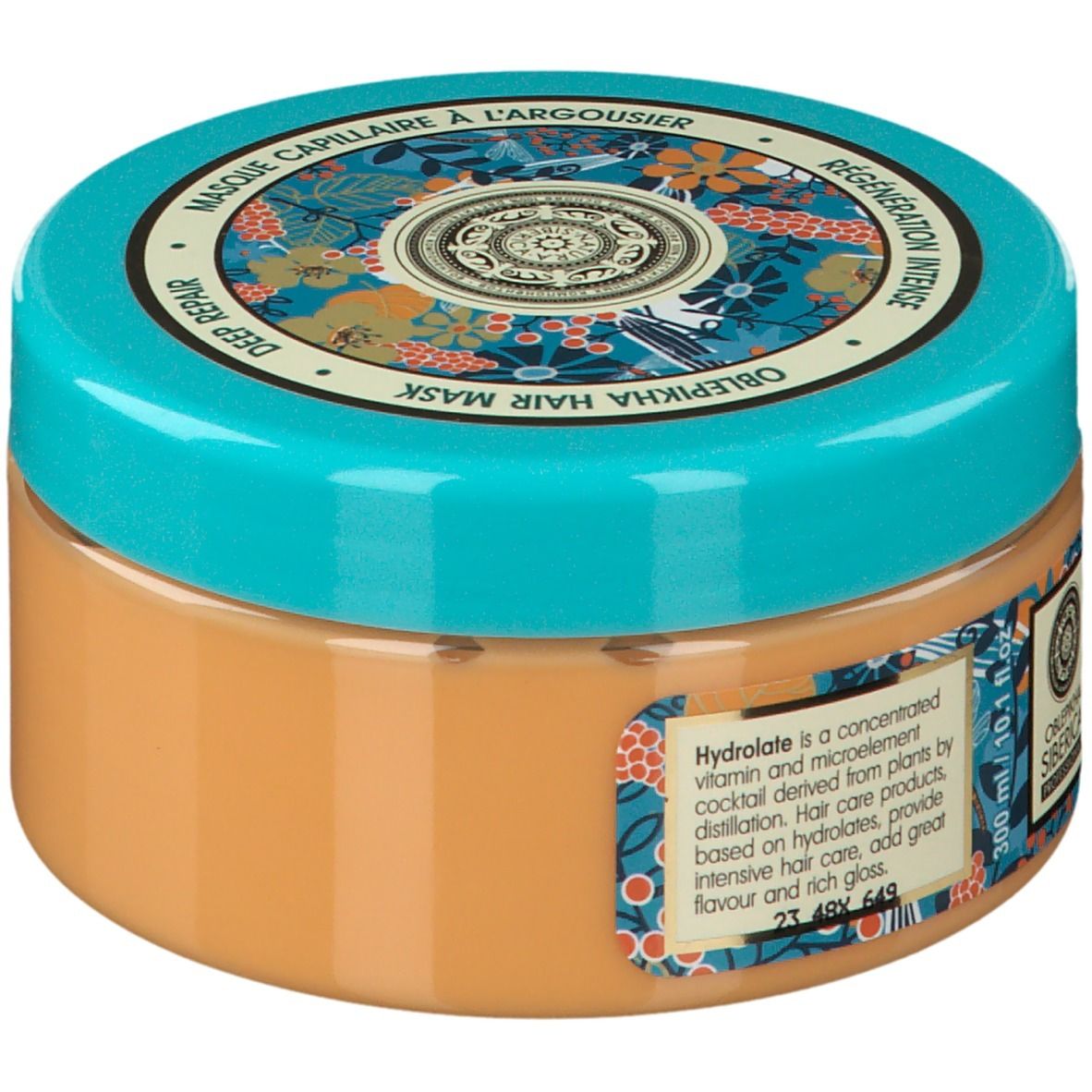 Natura Siberica Oblepikha Masque Capillaire à l'Hydrolat d'Argousier Bio