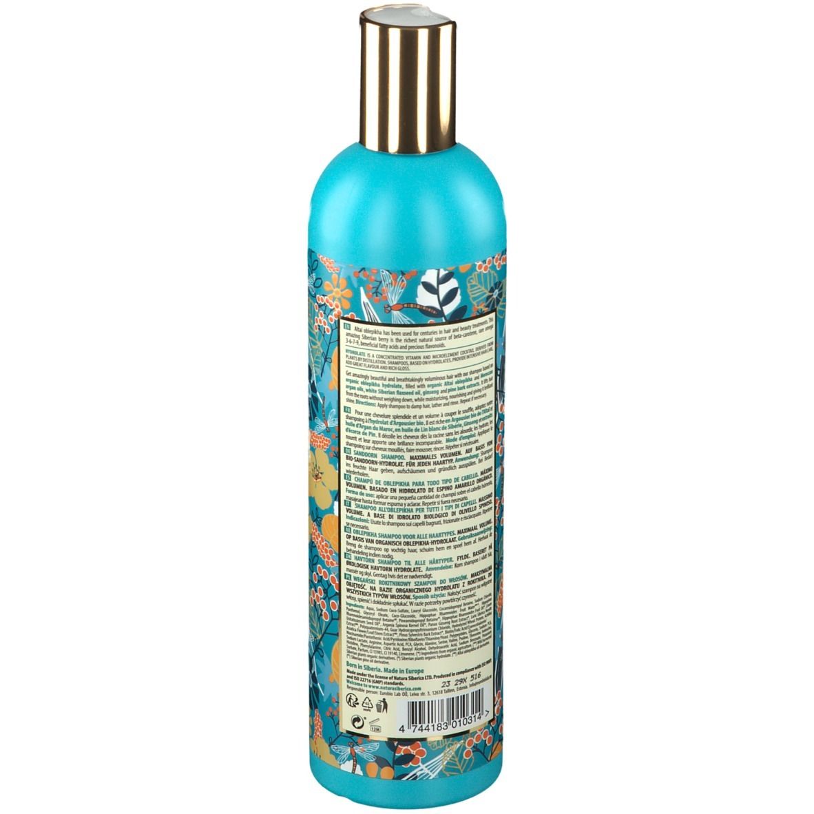 Natura Siberica Oblepikha Shampooing à l'Hydrolat d'Argousier Bio