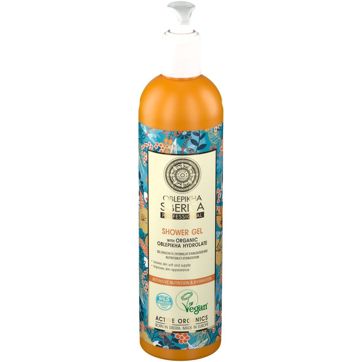 Natura Siberica Oblepikha Gel douche à l'Hydrolat d'Argousier Bio