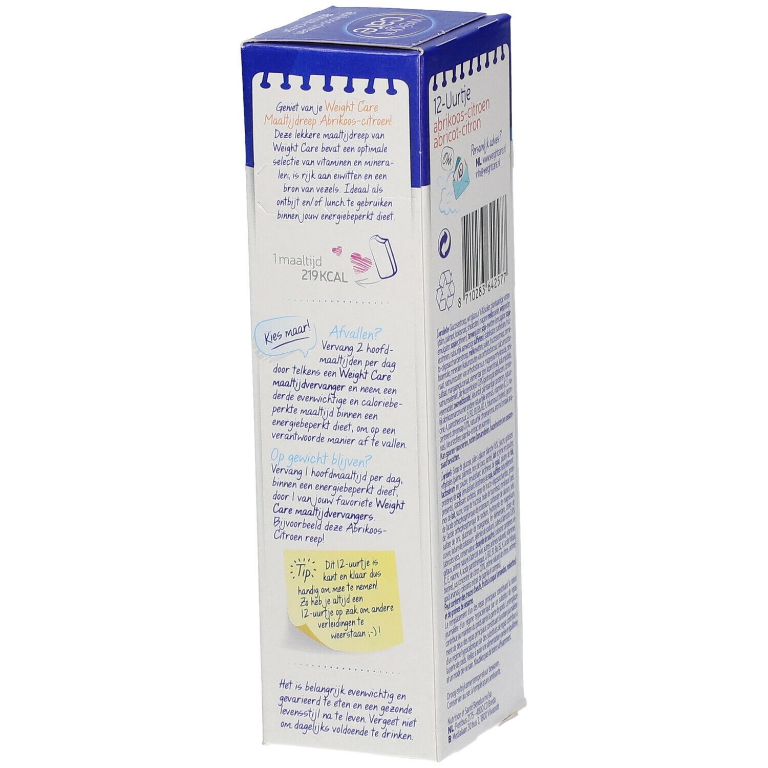 Weight Care Barre Repas Abricot - Citron