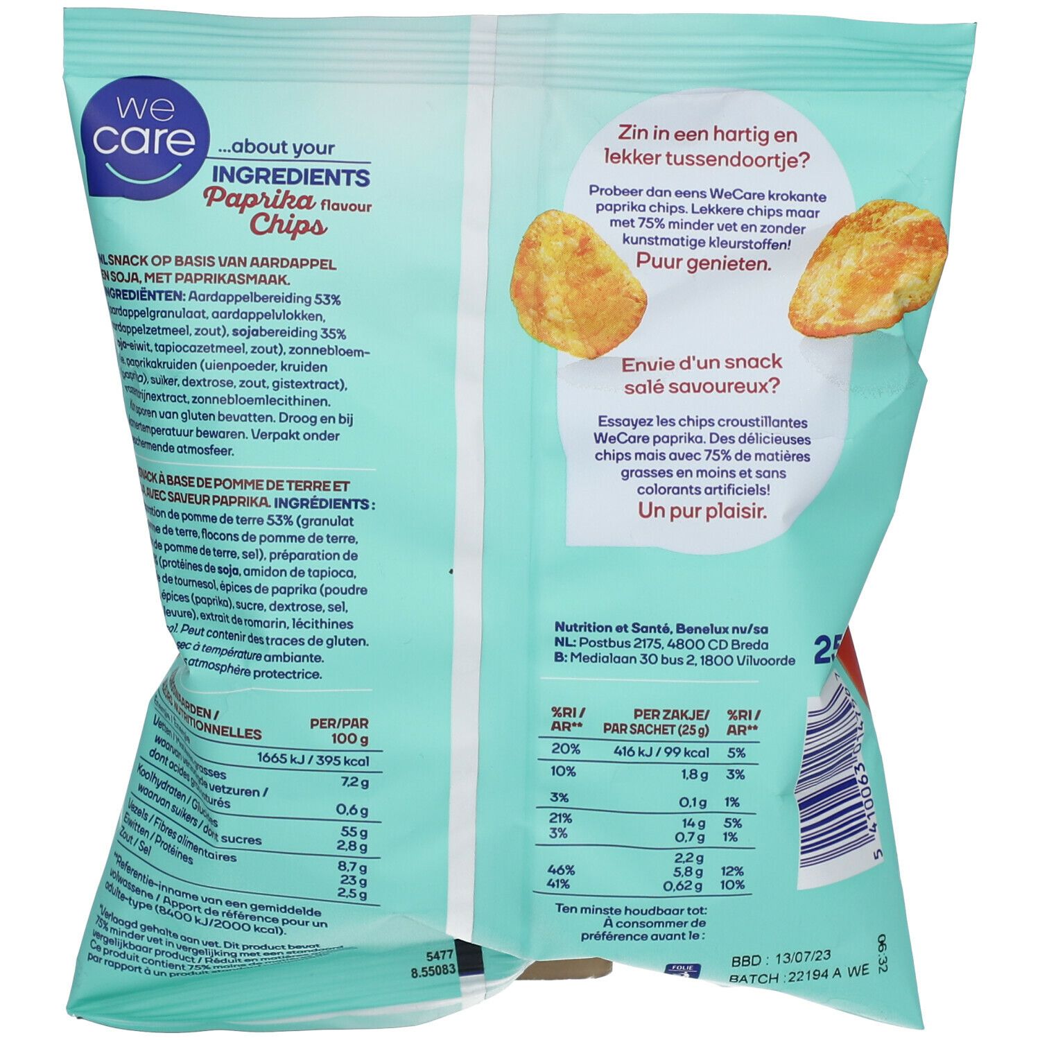 Weight Care® Chips Paprika