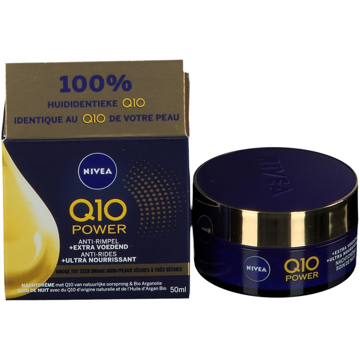 NIVEA Q10 Crème de Nuit Anti-Rides + Ultra-nourrissante