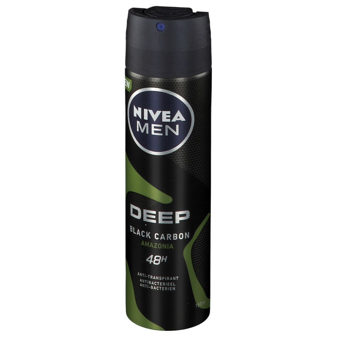 NIVEA MEN Deep Black Carbon Amazonia Déodorant Spray 48h