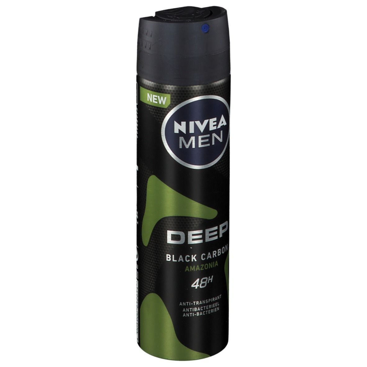 NIVEA MEN Deep Black Carbon Amazonia Déodorant Spray 48h