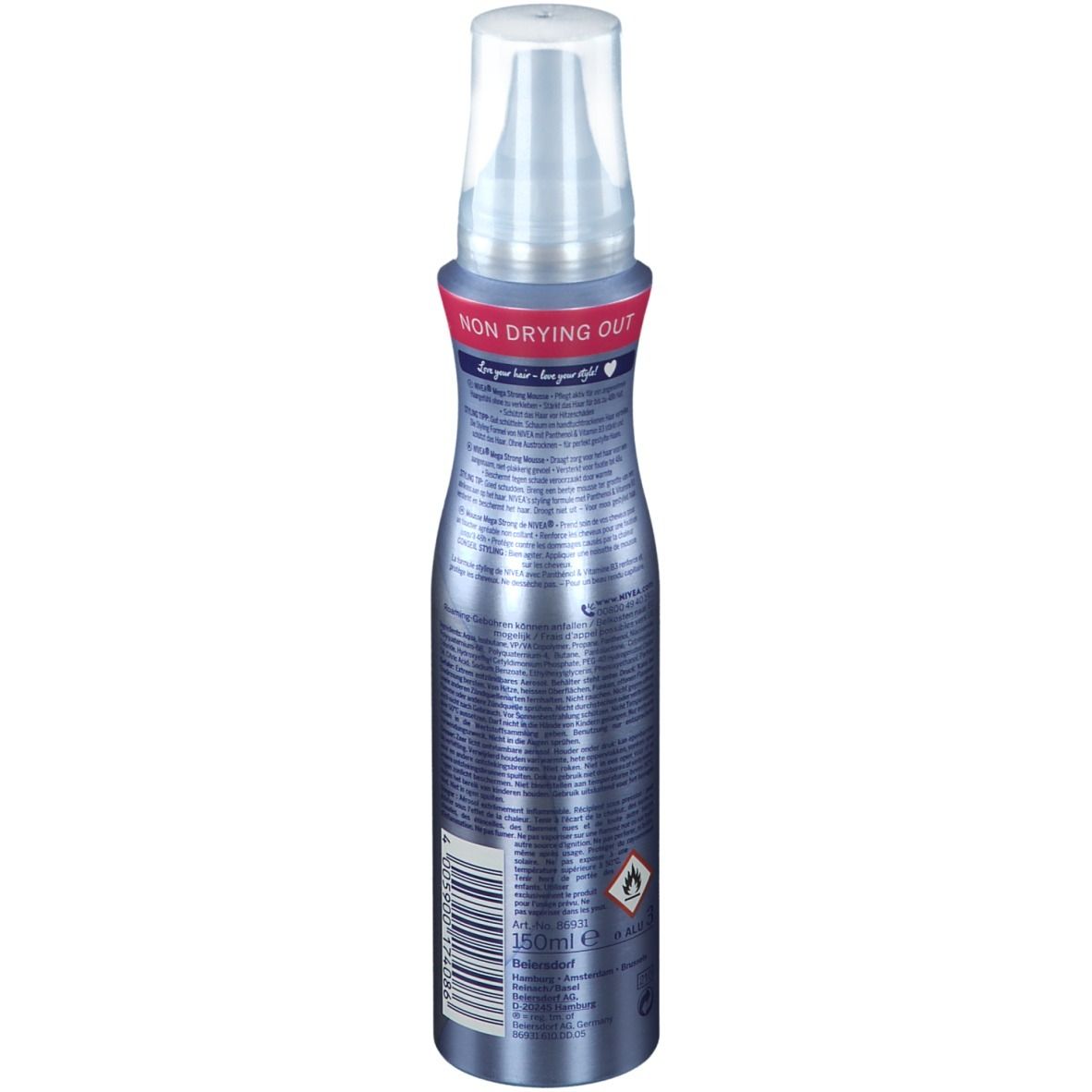 NIVEA Styling Mousse Mega Strong