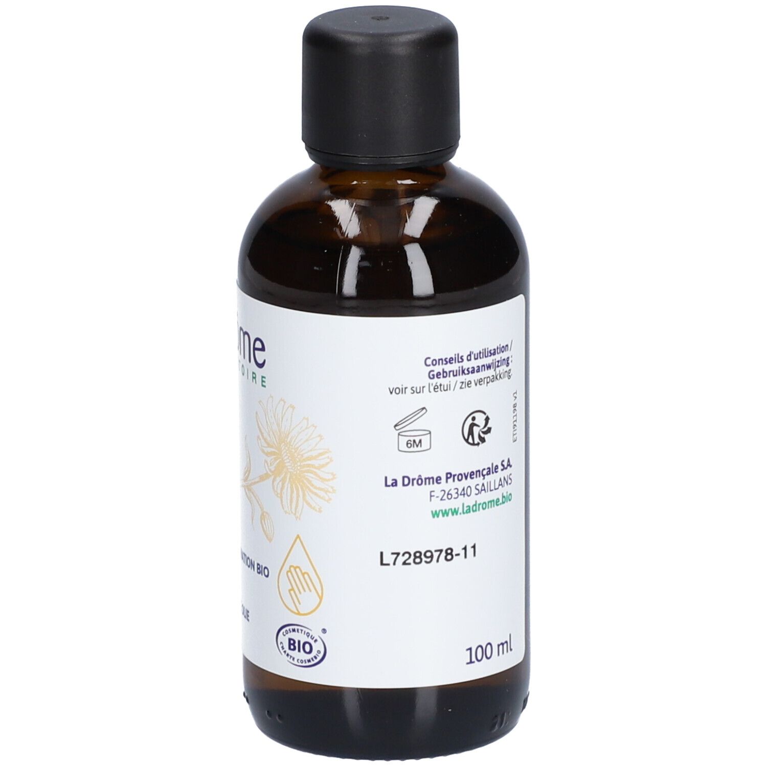 ladrôme Arnica - Huile de macération bio