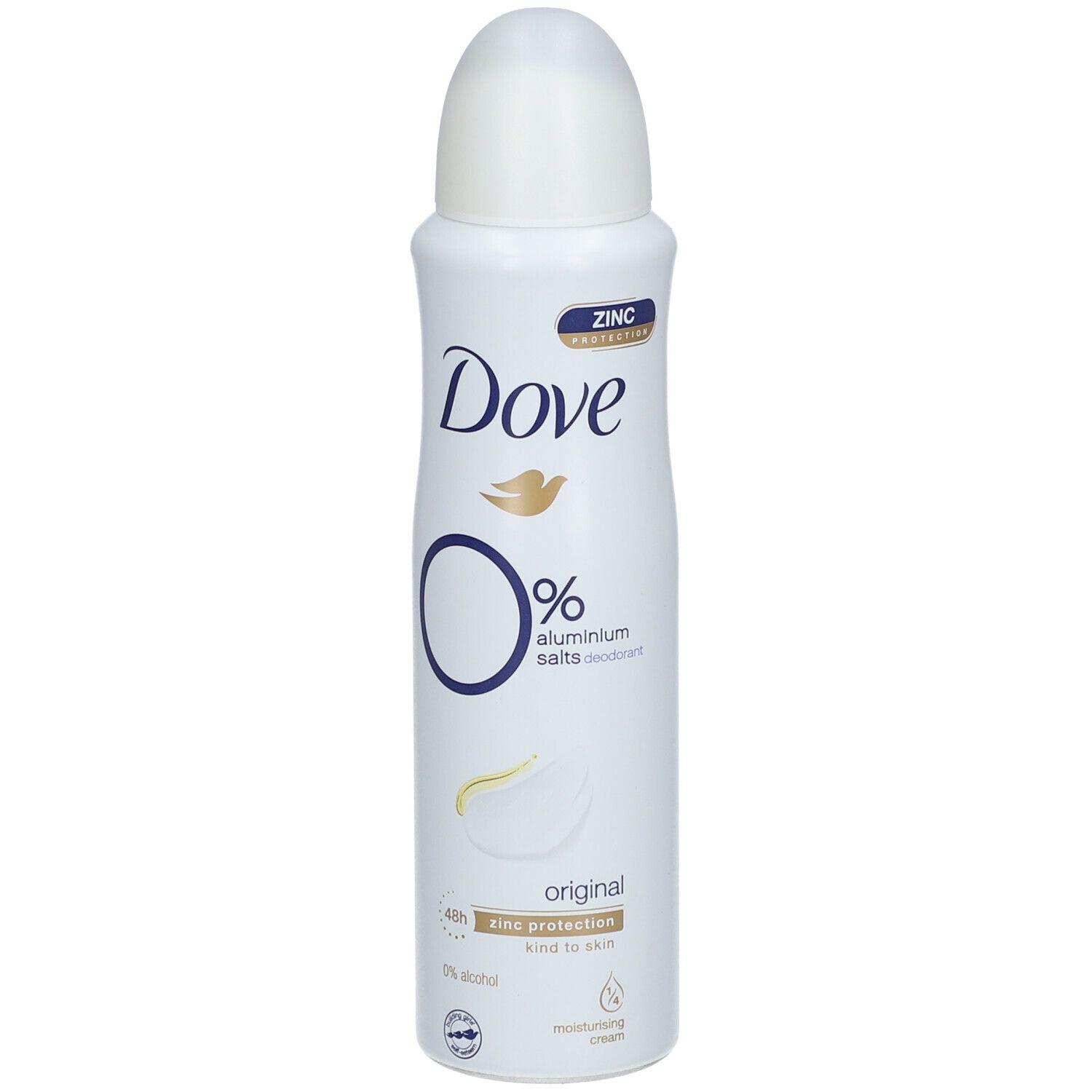 Dove Original Deodorant 0% Sels d'aluminium