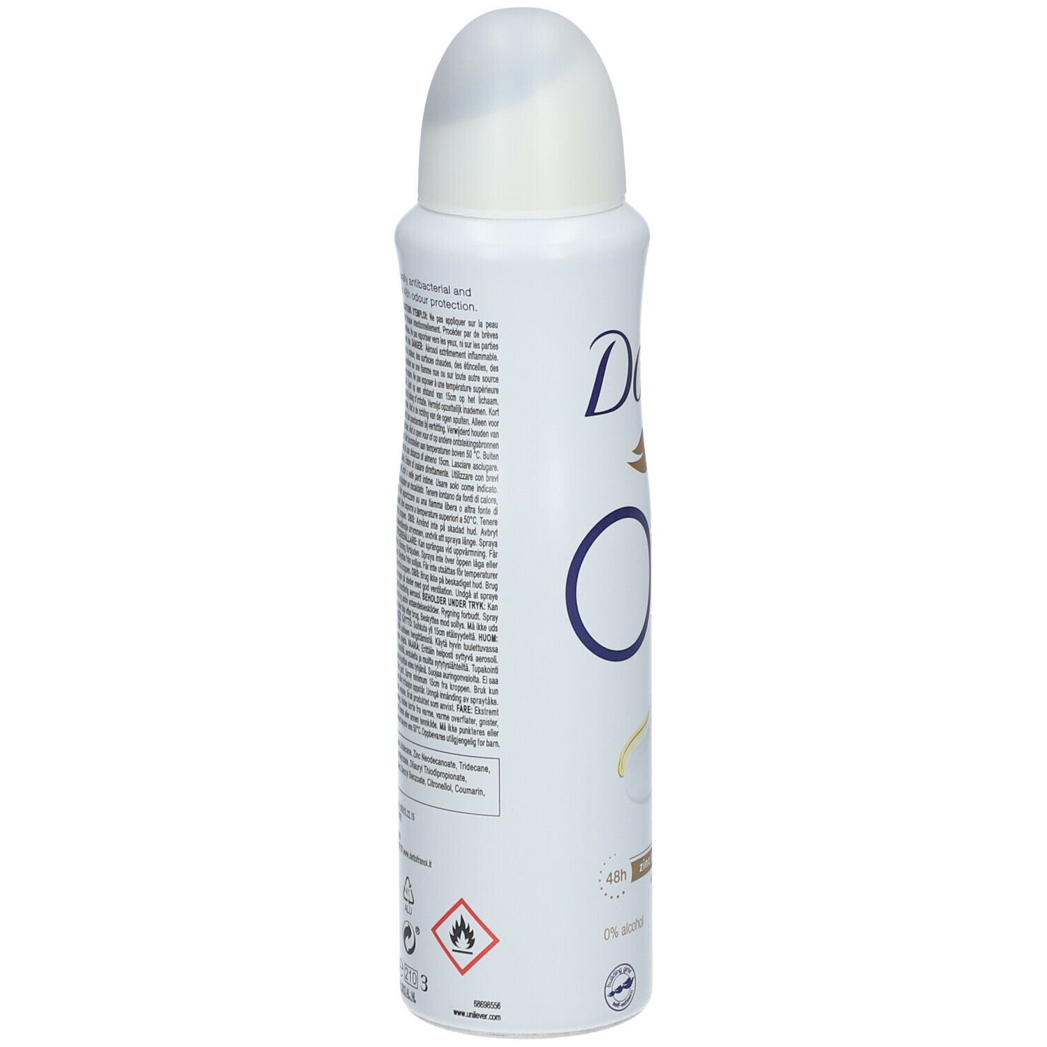 Dove Original Deodorant 0% Sels d'aluminium