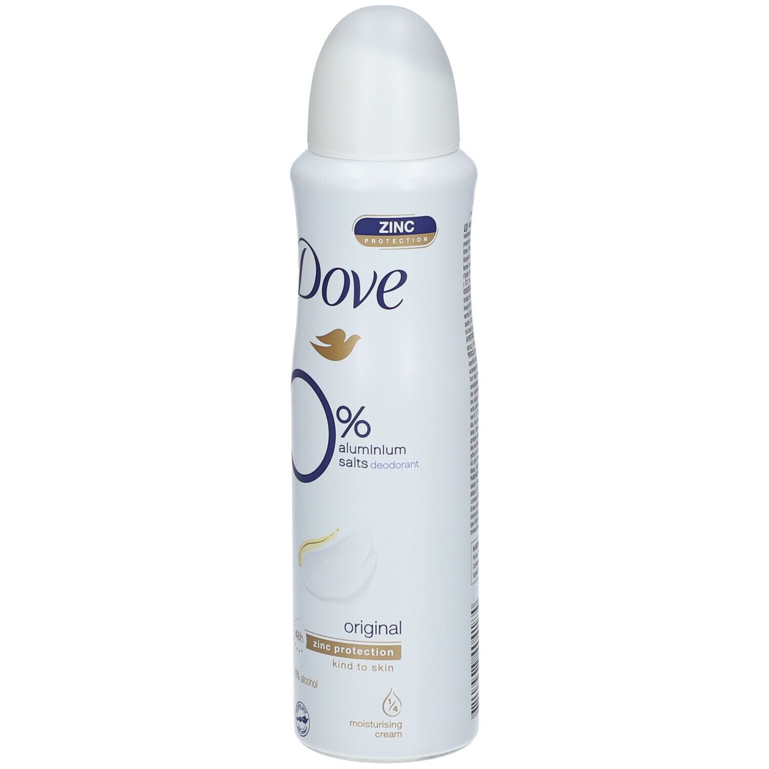 Dove Original Deodorant 0% Sels d'aluminium