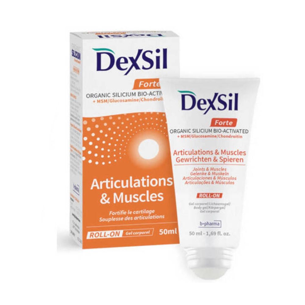 Dexsil Forte Articulations & Muscles Silicium + MSM/Glucosamine/Chondroitine Gel Roll-on