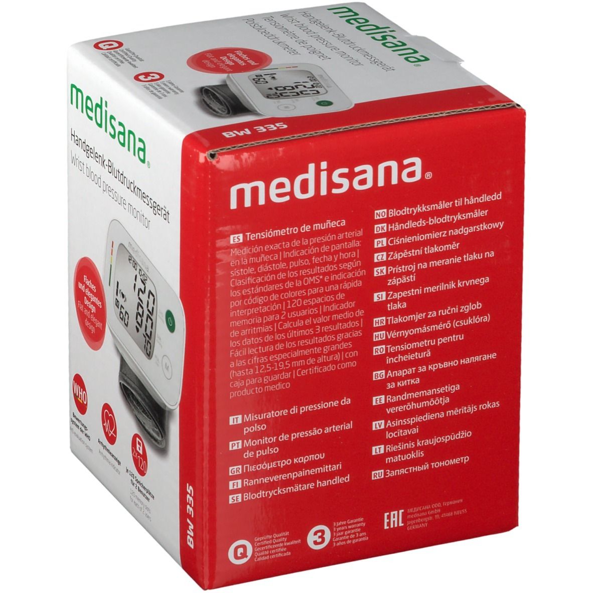 MEDISANA® Tensiomètre de poignet BW335