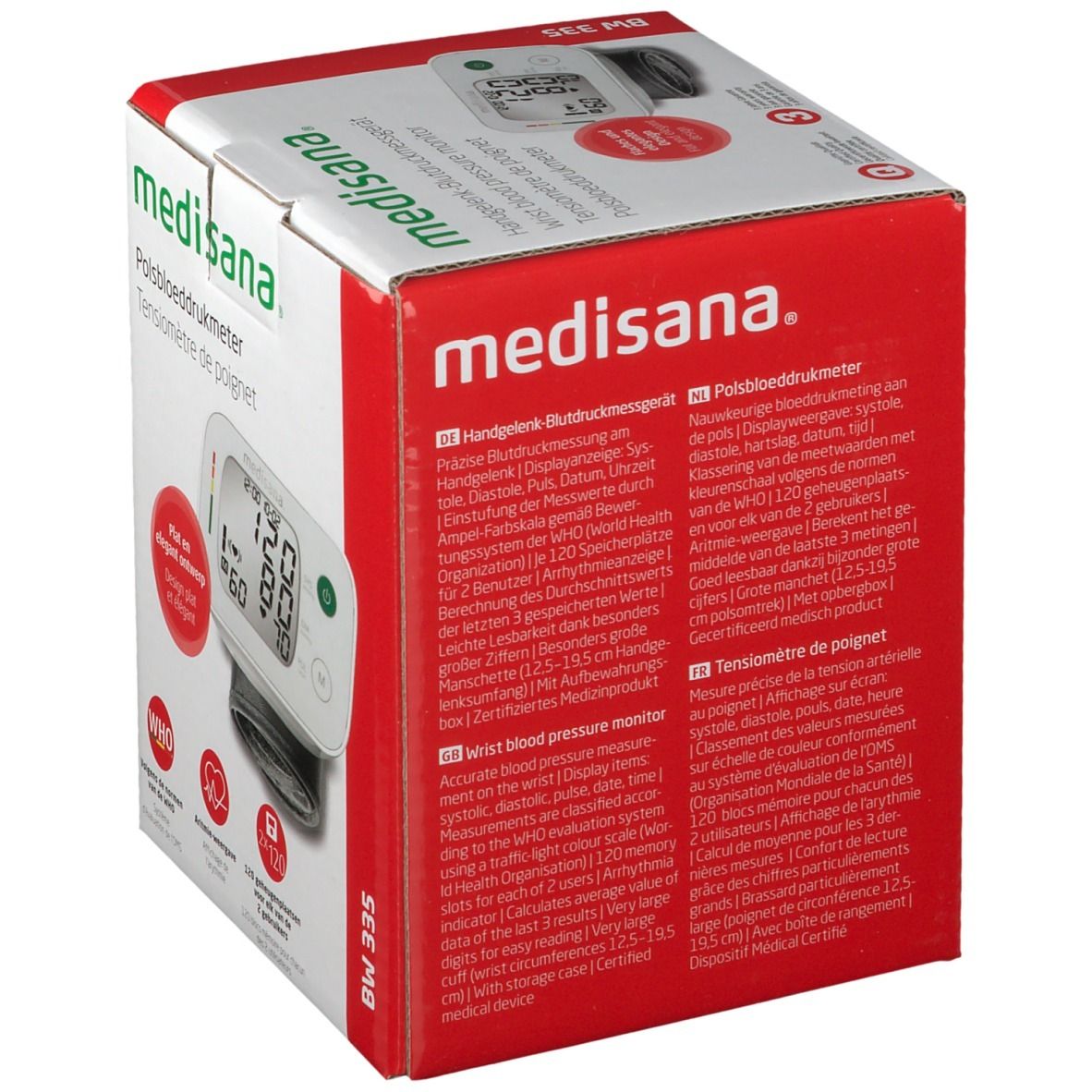 MEDISANA® Tensiomètre de poignet BW335