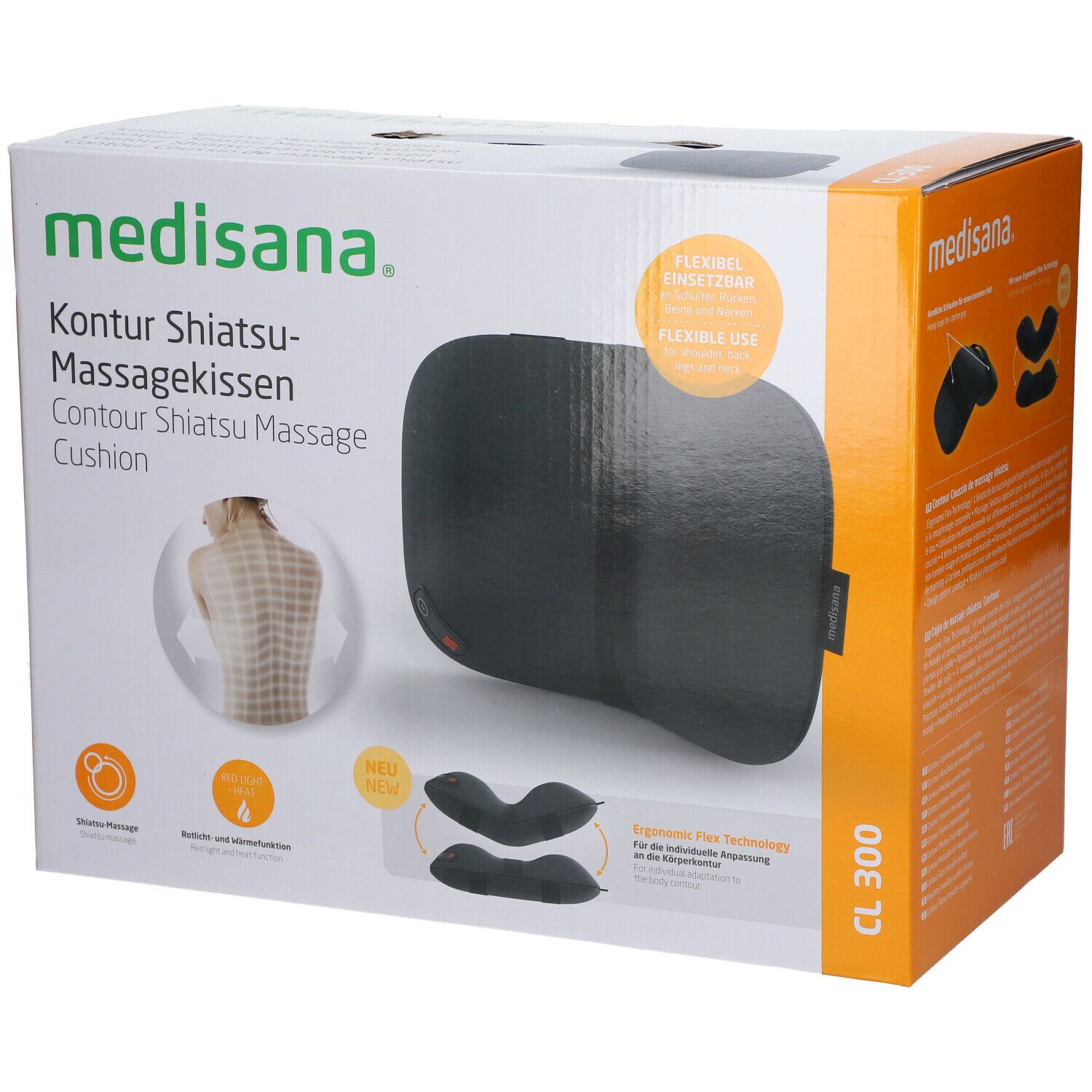 medisana® Contour Coussin de massage Shiatsu Flex 88700 CL300