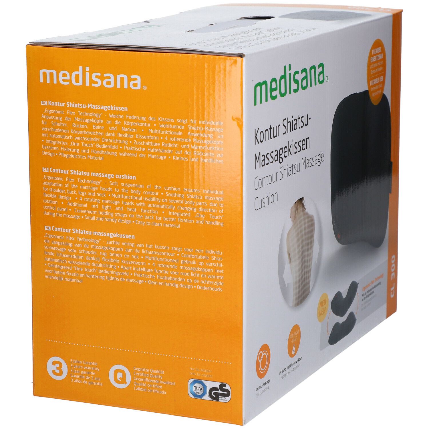 medisana® Contour Coussin de massage Shiatsu Flex 88700 CL300