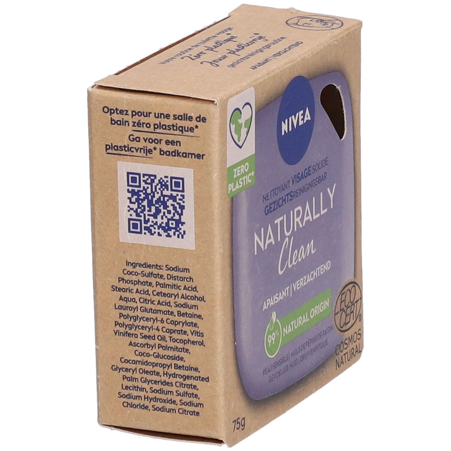 NIVEA NATURALLY CLEAN NETTOYANT VISAGE APAISANT
