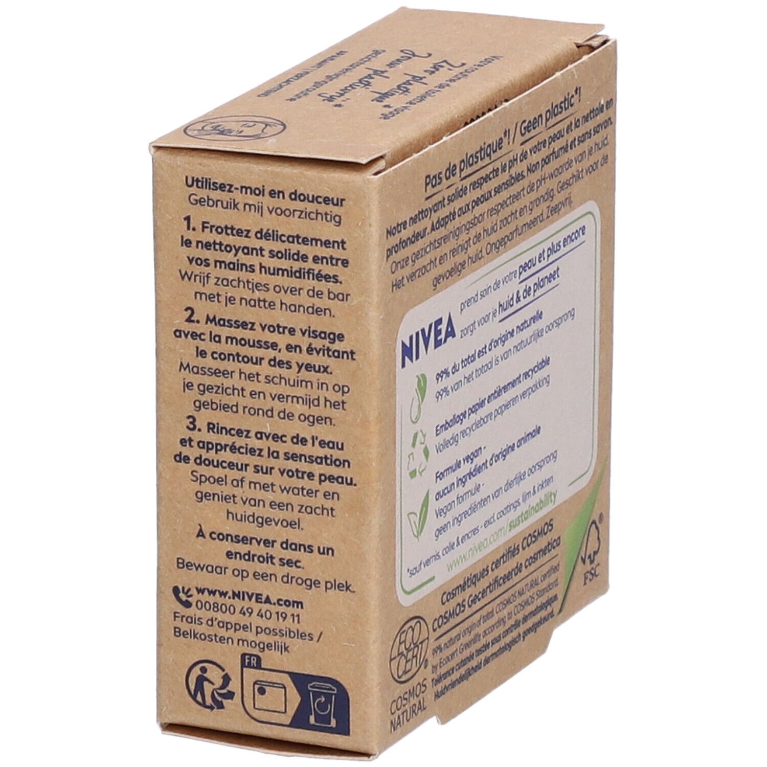 NIVEA NATURALLY CLEAN NETTOYANT VISAGE APAISANT