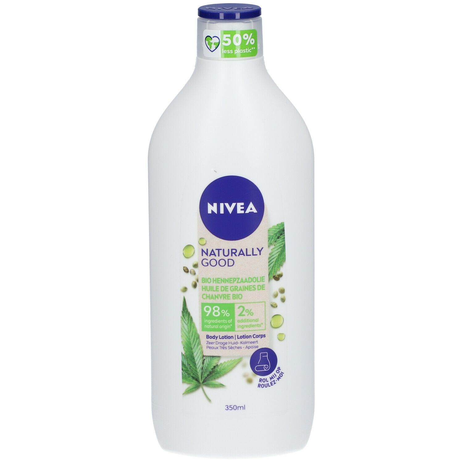 NIVEA LOTION CORPS AVEC DE L'HUILE DE GRAINES DE CHANVRE BIO