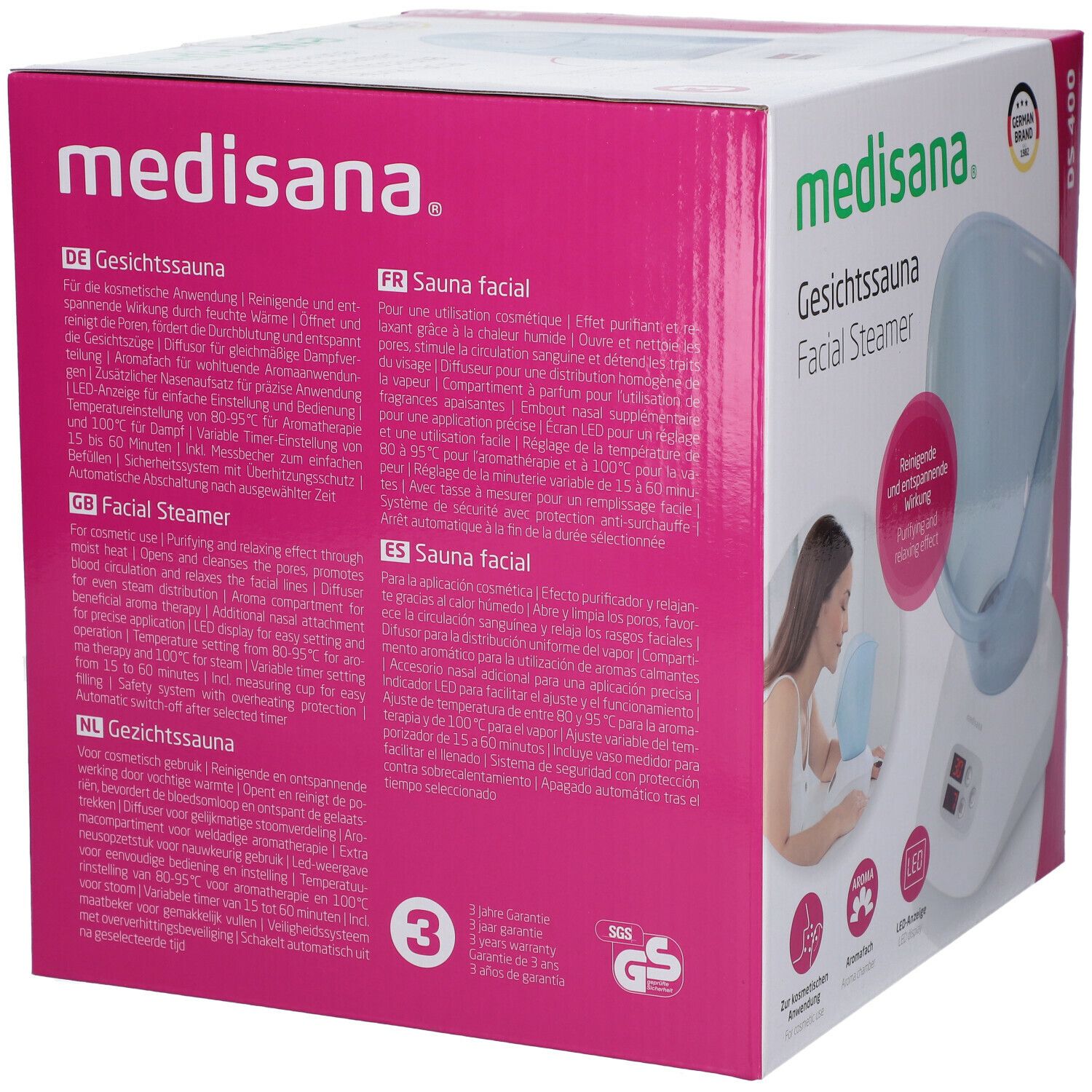 medisana® Sauna Facial DS400