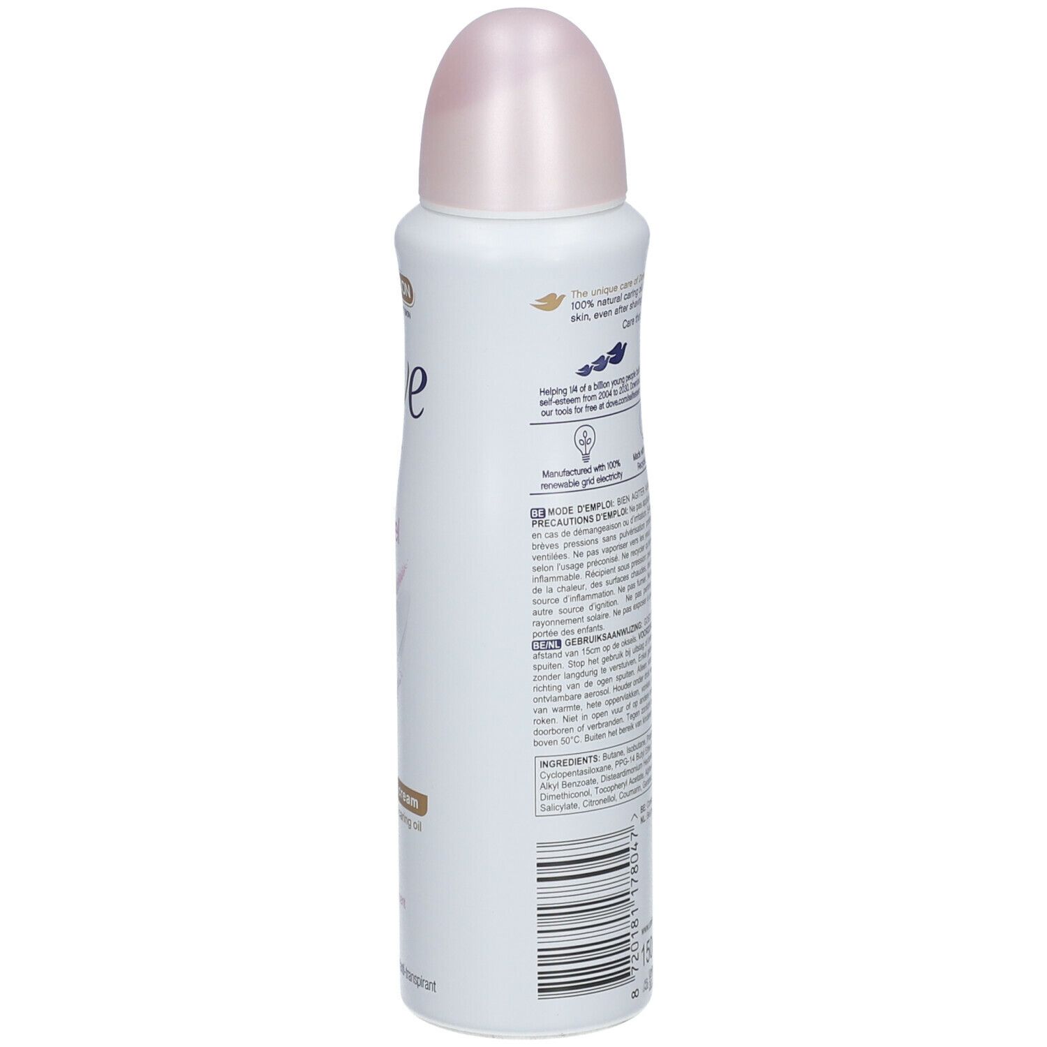 Dove Soft Feel Anti-Transpirant Déodorant Spray 48h Peony & Amber