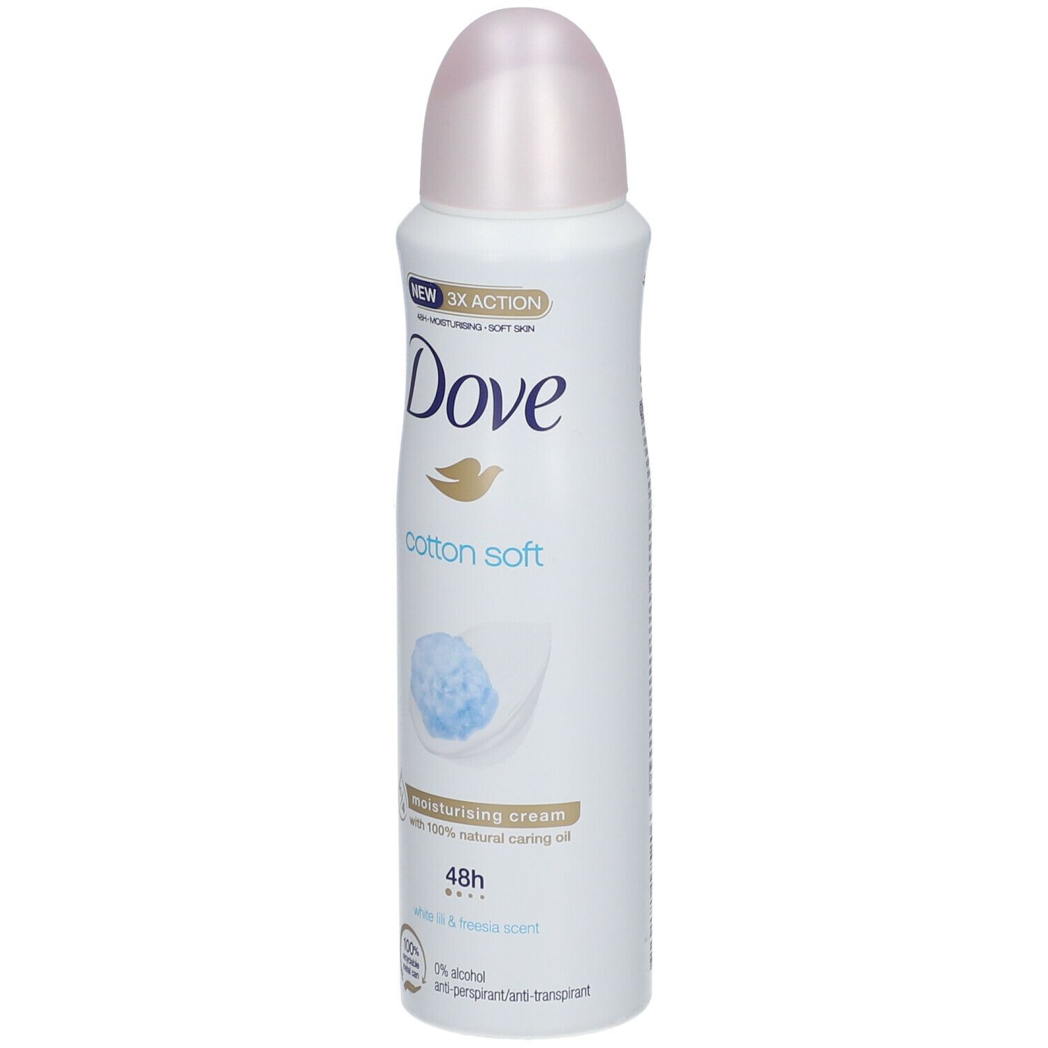 Dove Cotton Soft Anti-Transpirant Déodorant Spray 48h White Lili & Freesia