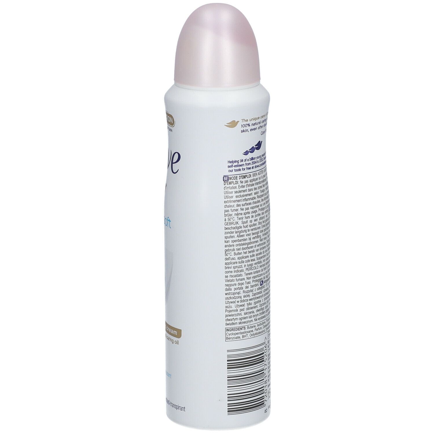 Dove Cotton Soft Anti-Transpirant Déodorant Spray 48h White Lili & Freesia