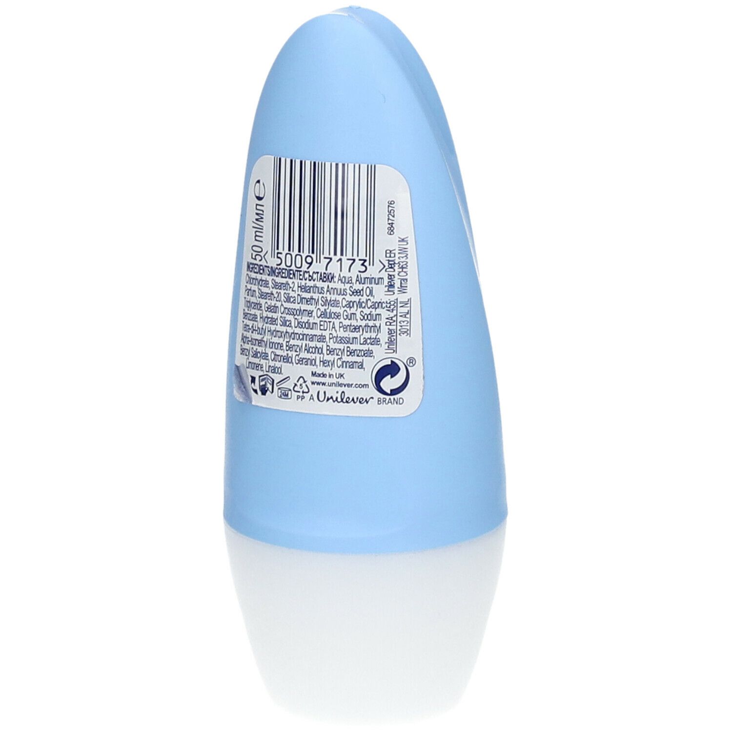 Rexona MotionSense™ Cotton Dry 0% Alcohol Anti-Transpirant Déodorant Roll-on 48h