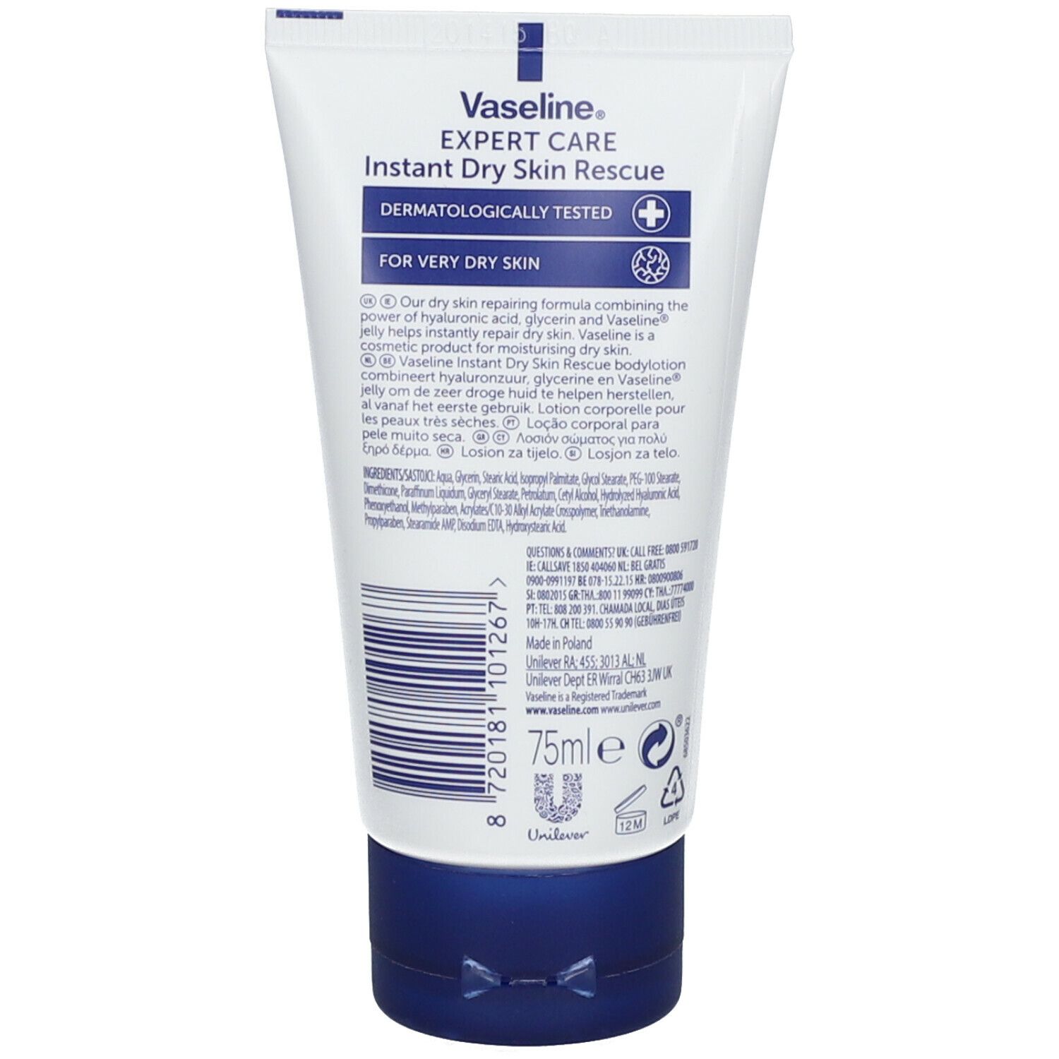 Vaseline® Expert Care Instant Dry Skin Rescue Bodylotion