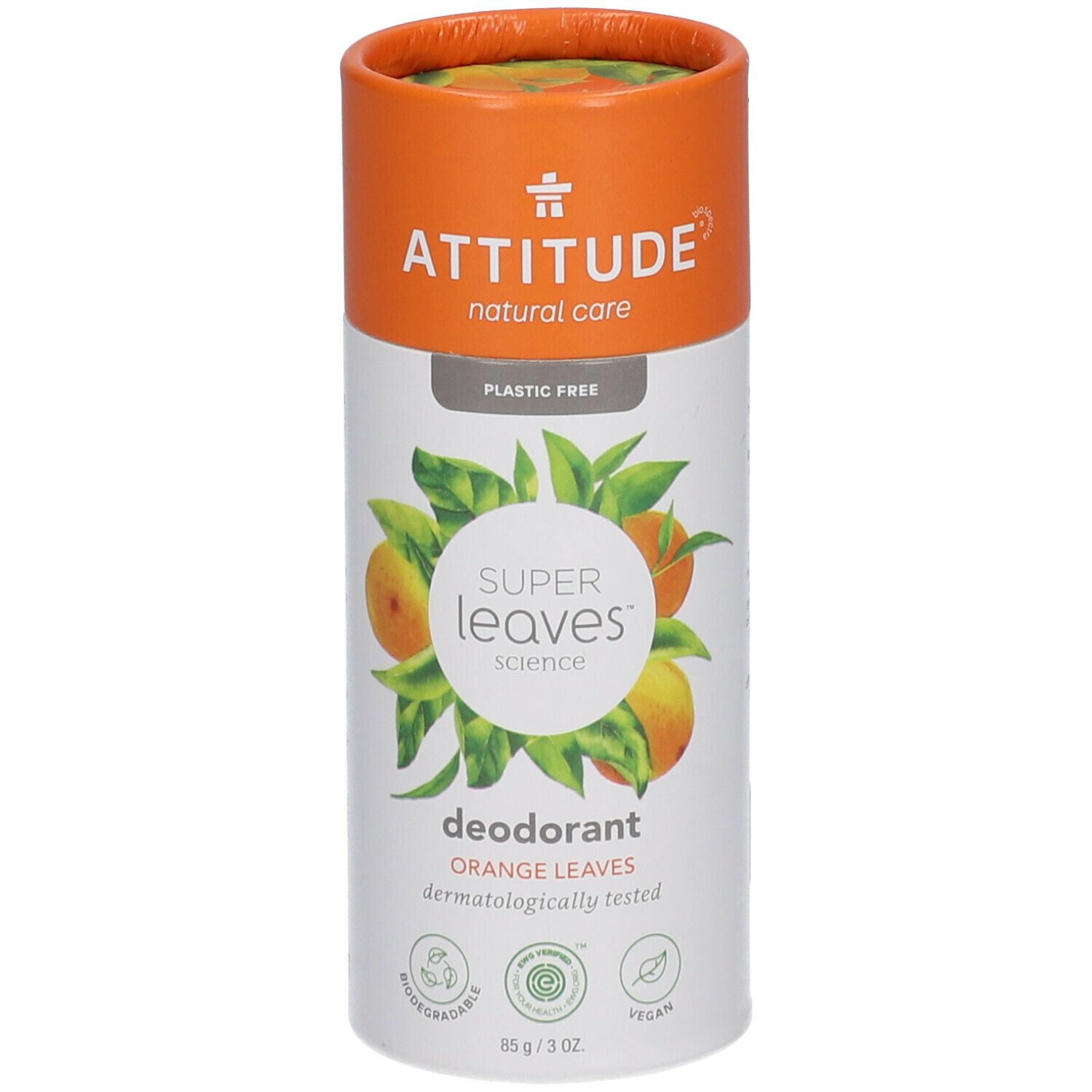 ATTITUDE™ Orange Leaf Déodorant 85 G - Redcare Pharmacie