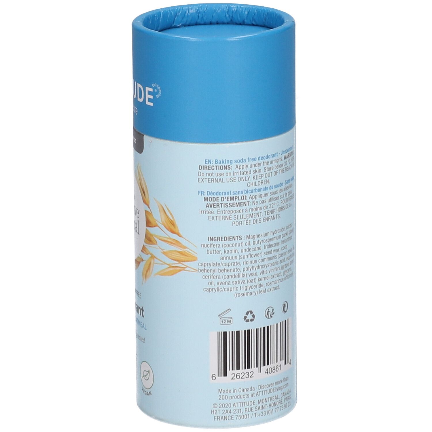 ATTITUDE™ Déodorant Non Parfumé