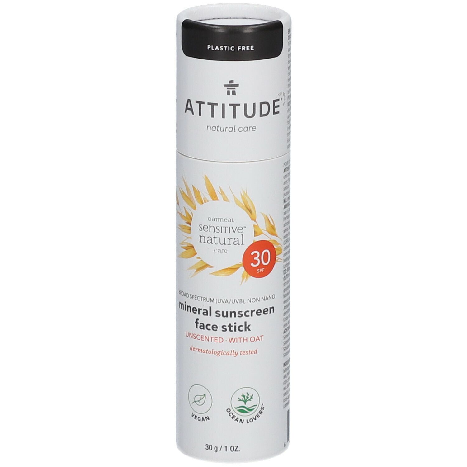 ATTITUDE Sensitive Natural Care écran solaire minéral pour le visage SPF30