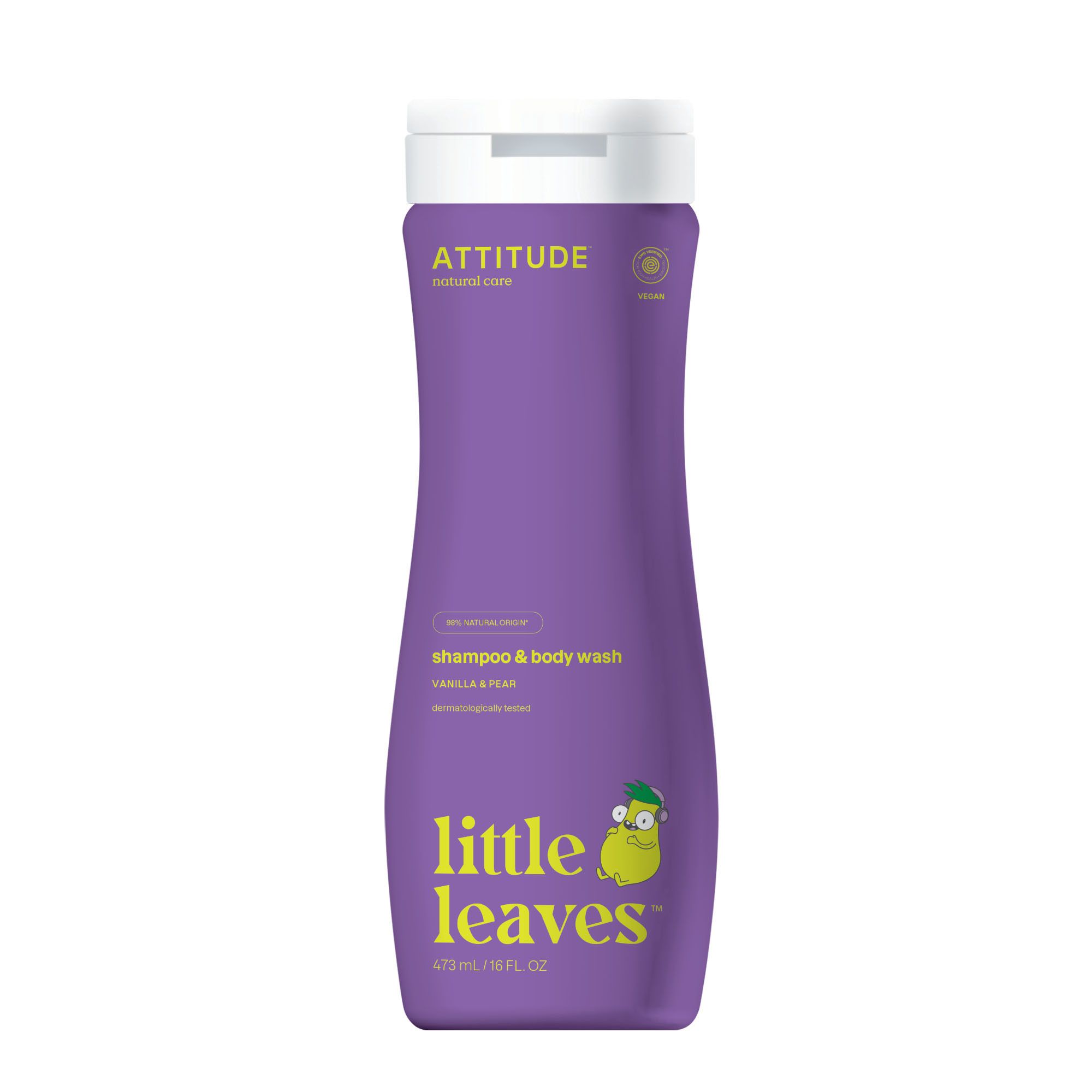 ATTITUDE® baby leaves Shampooing 2 en 1 Vanille et poire