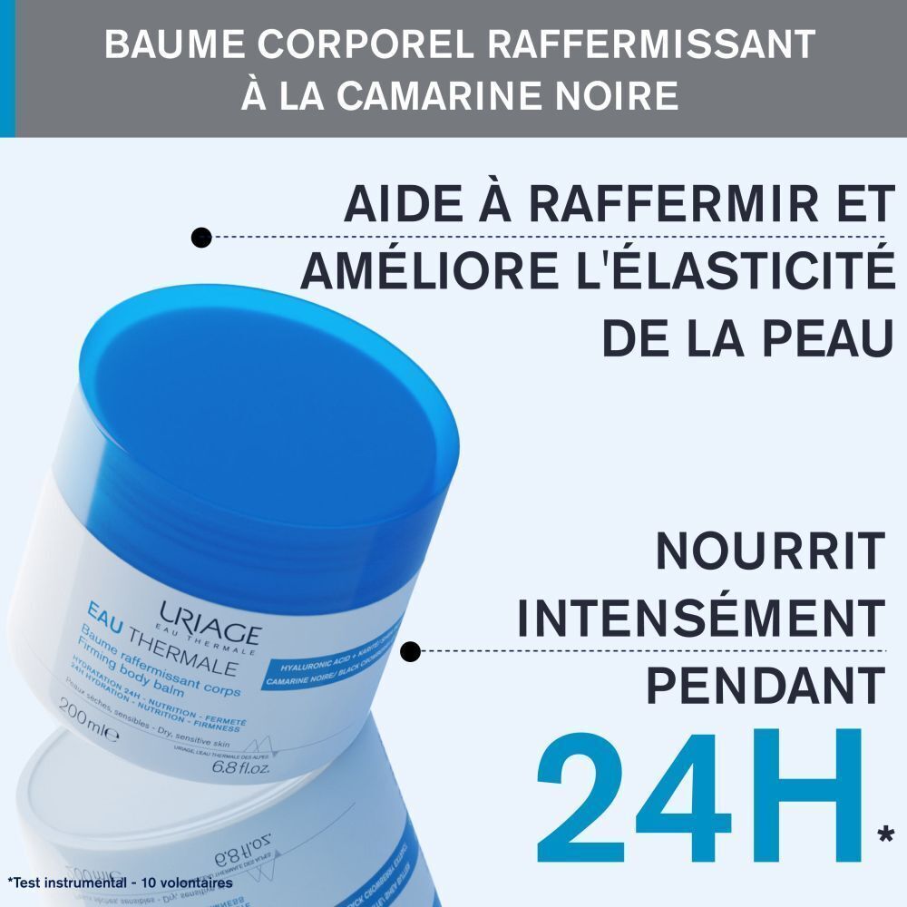 URIAGE Eau Thermale baume corps raffermissant à la camarine noire, 200ml.