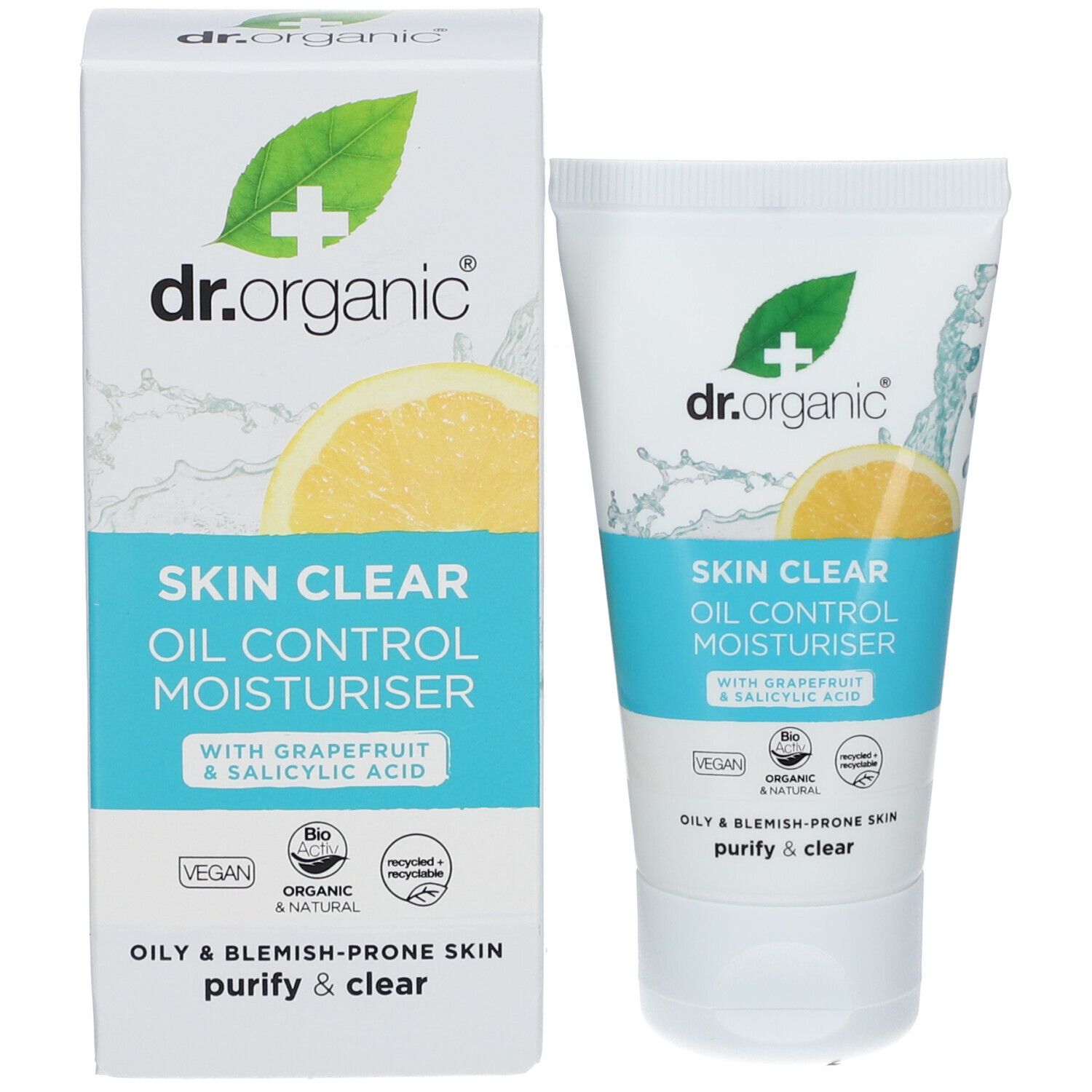 Dr. Organic Hydratant Contrôle de Sébum Arbre à Thé Bio
