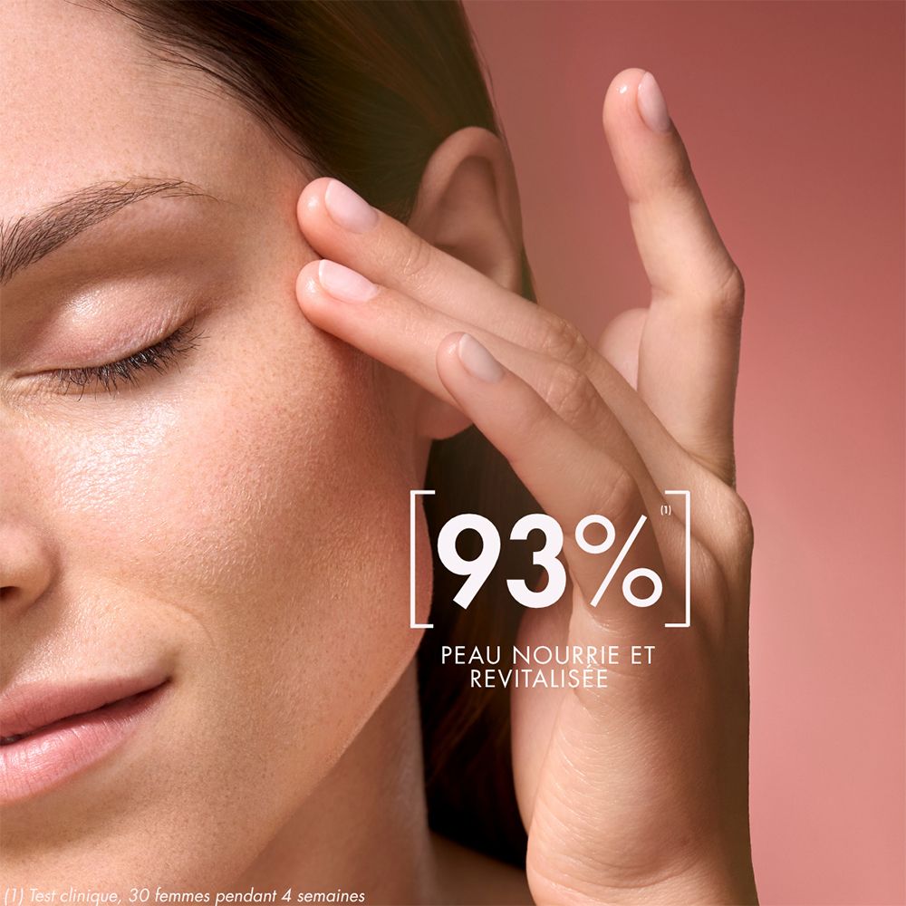 Flacon d'huile d'argan Melvita avec applicateur, vue arrière. "Certifié Bio".