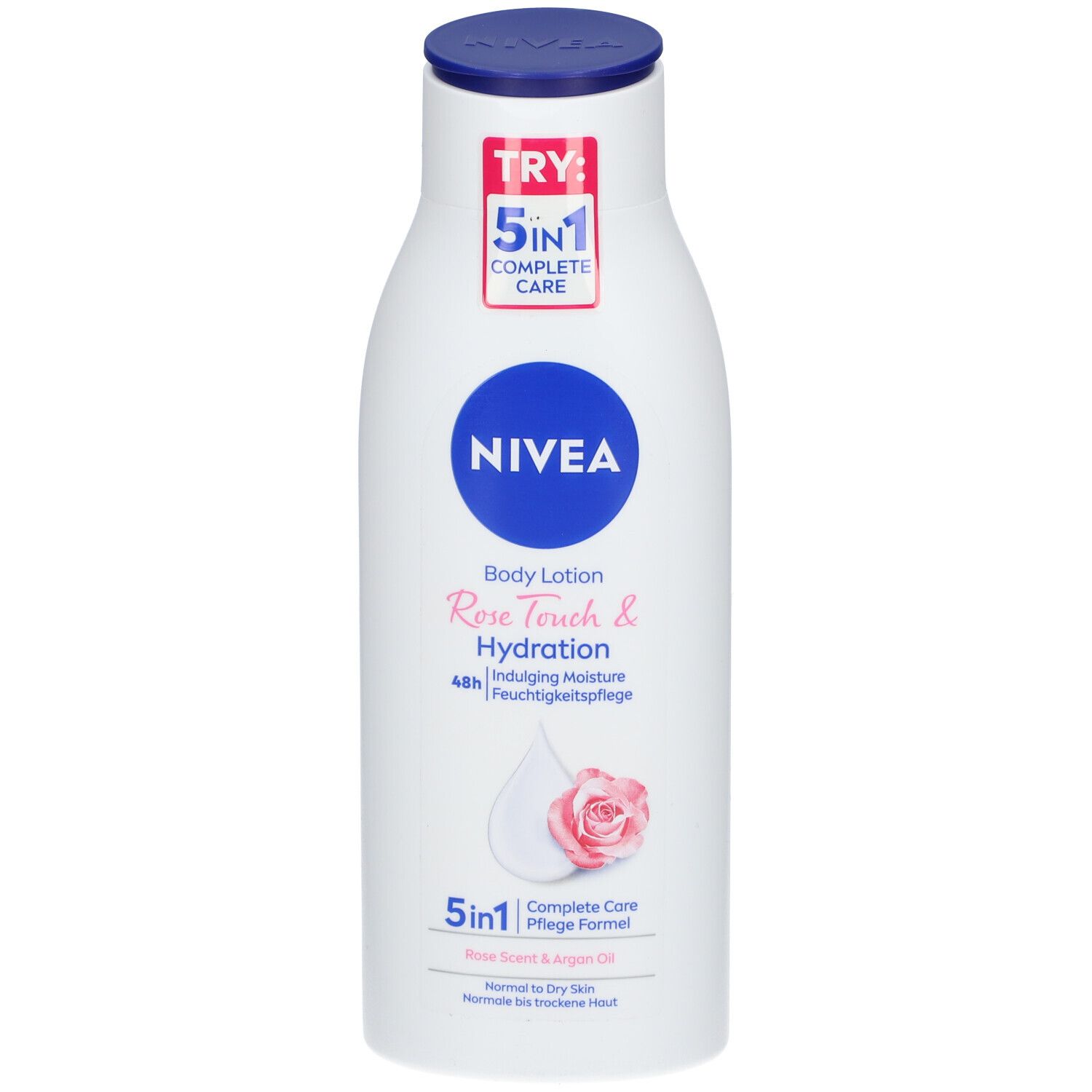 NIVEA Rose touch Lotion pour le corps Hydratation 5 en 1