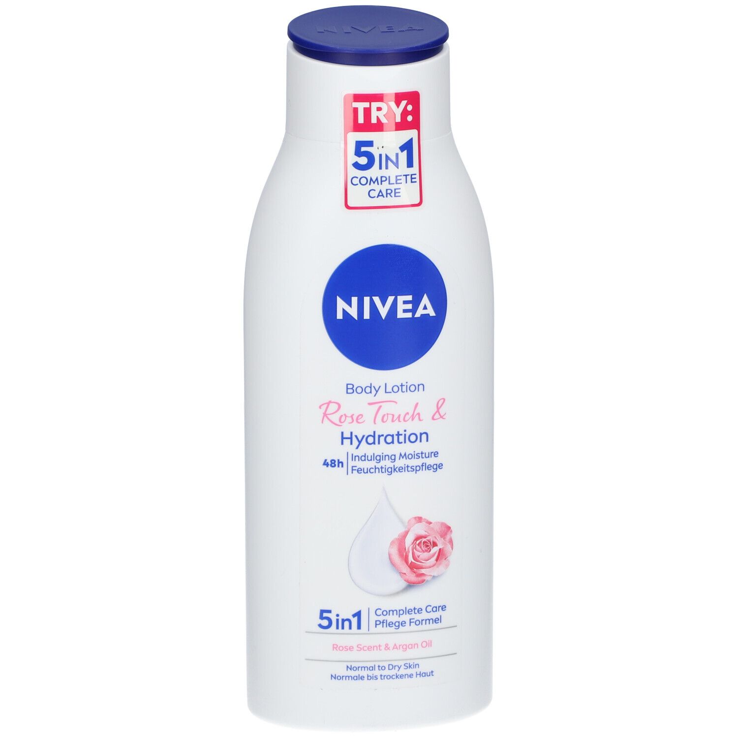NIVEA Rose touch Lotion pour le corps Hydratation 5 en 1
