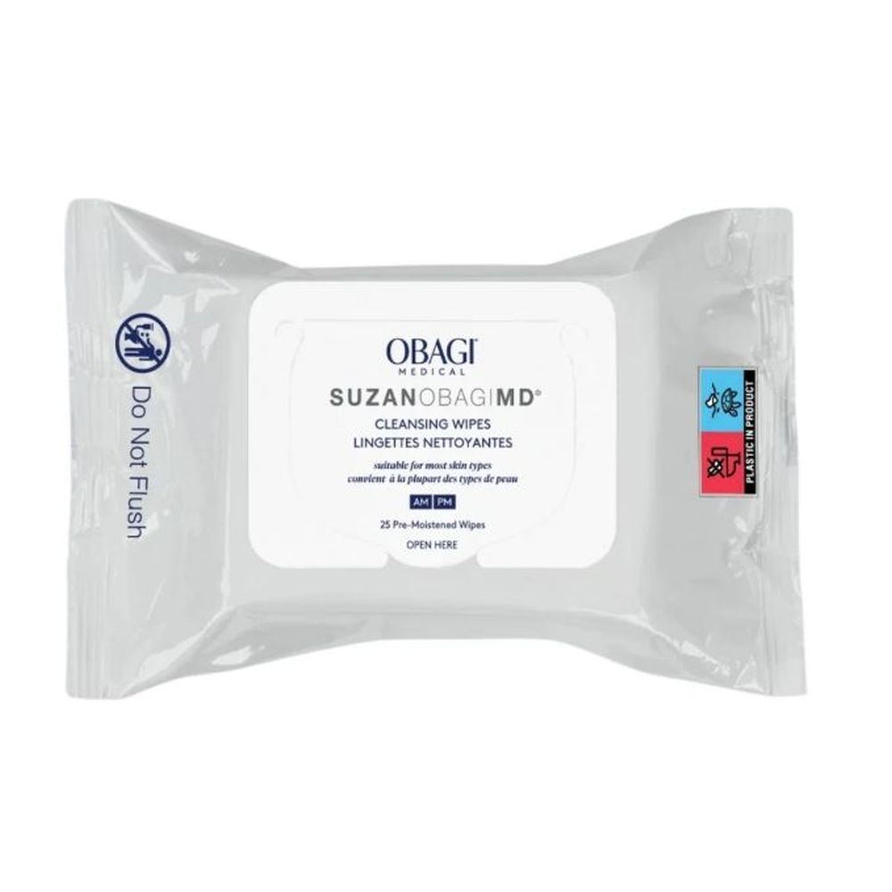 Emballage de 25 lingettes nettoyantes Obagi SUZANOBAGIMD.