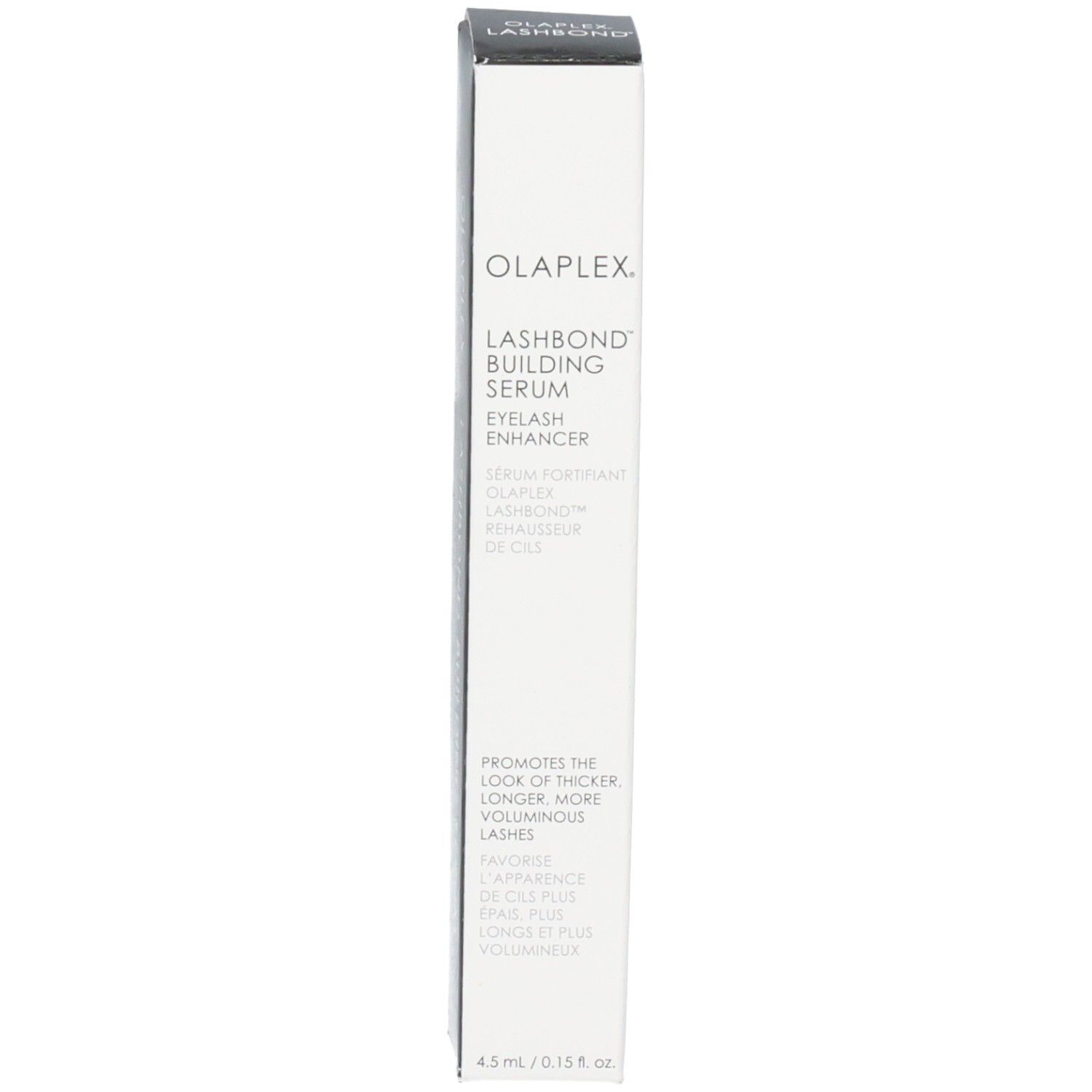 Boîte pour le sérum rehausseur de cils Olaplex Lashbond Building Serum.