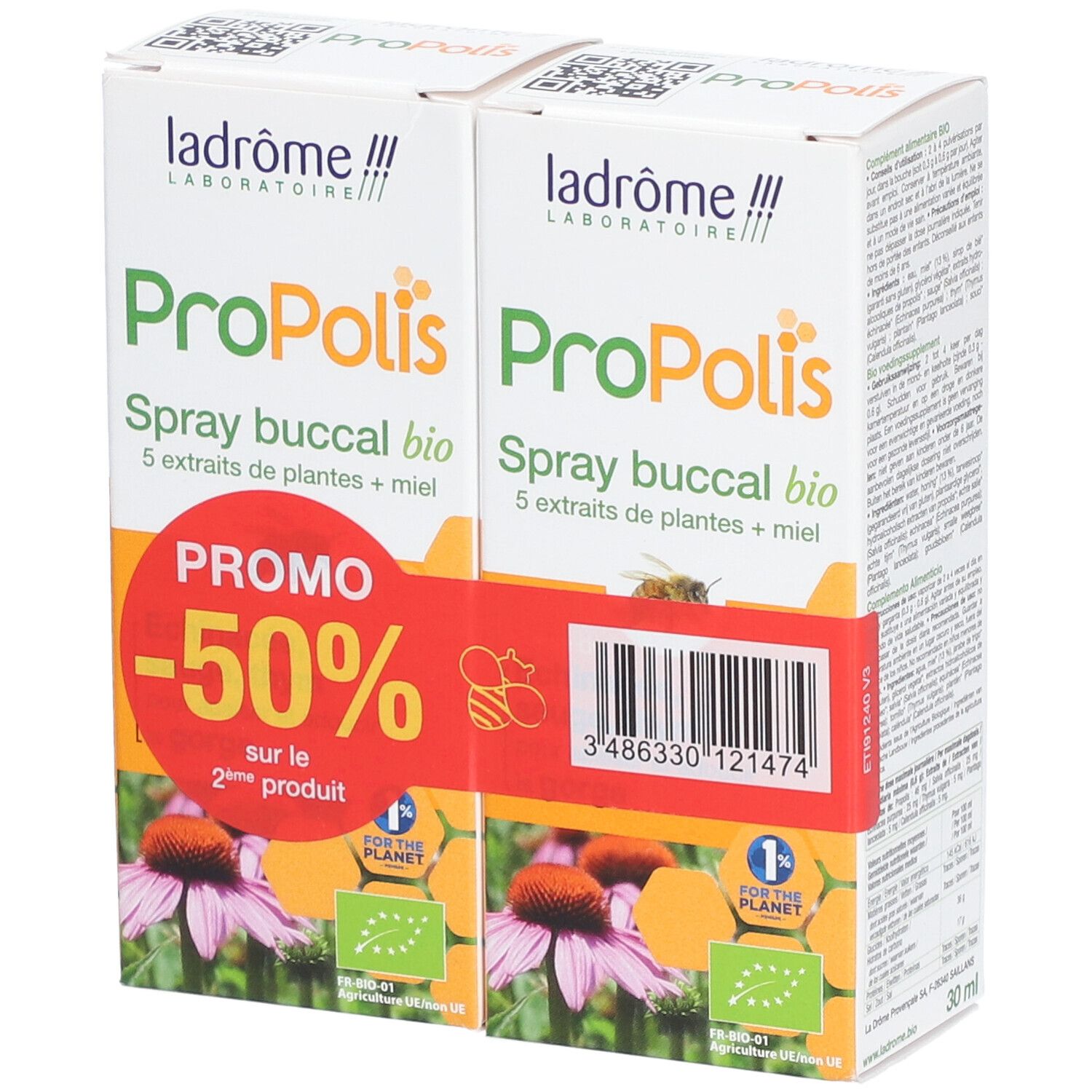 ladrome Spray buccal à la Propolis bio