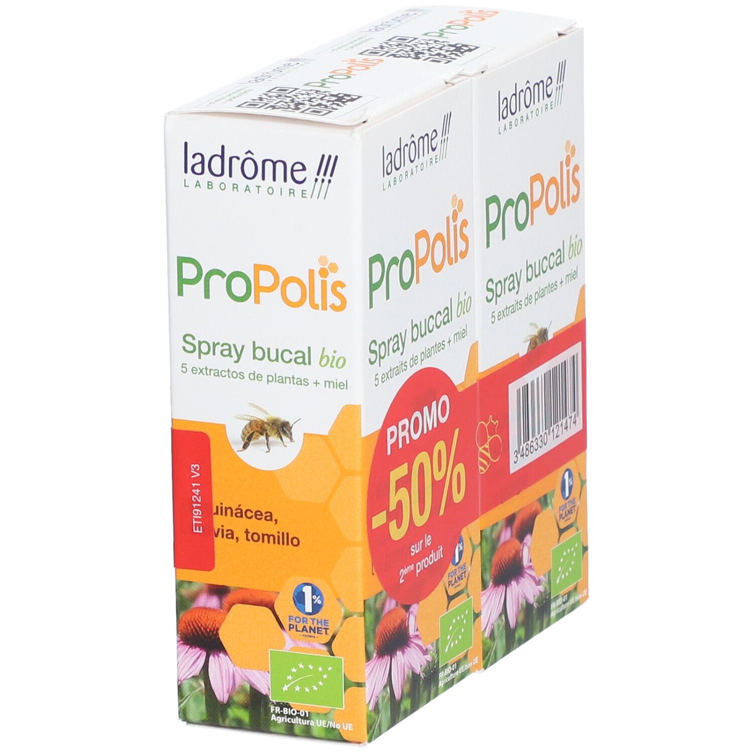 ladrome Spray buccal à la Propolis bio