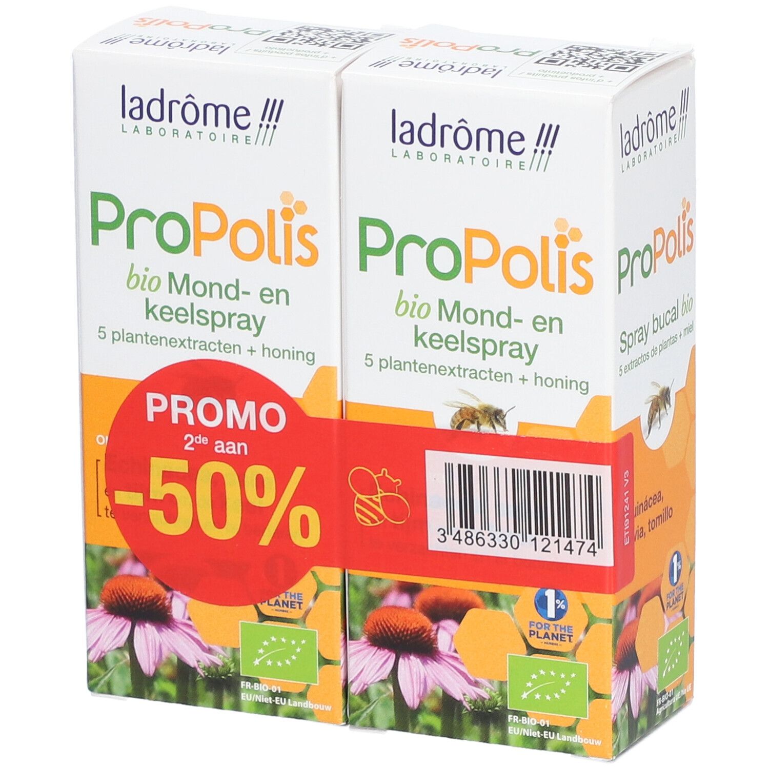 ladrome Spray buccal à la Propolis bio