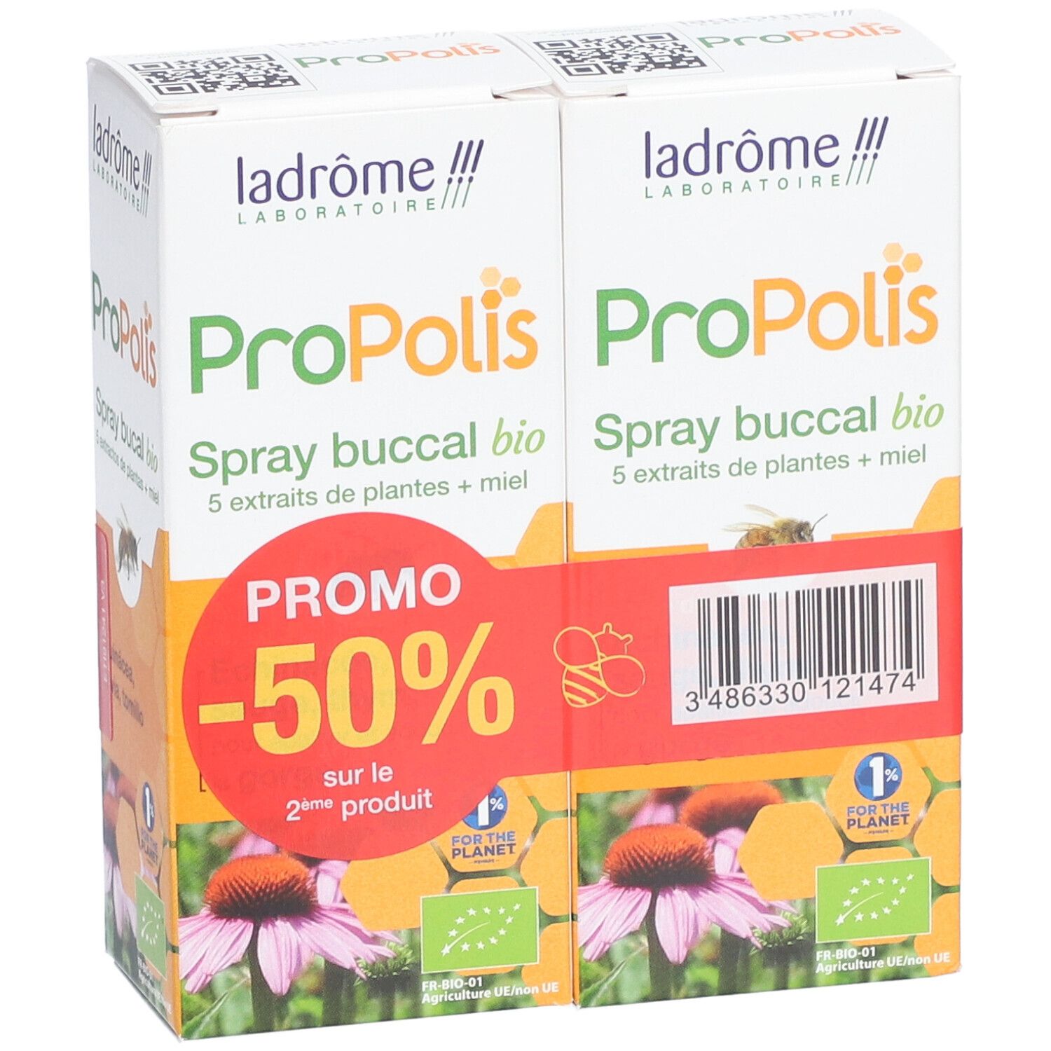 ladrome Spray buccal à la Propolis bio