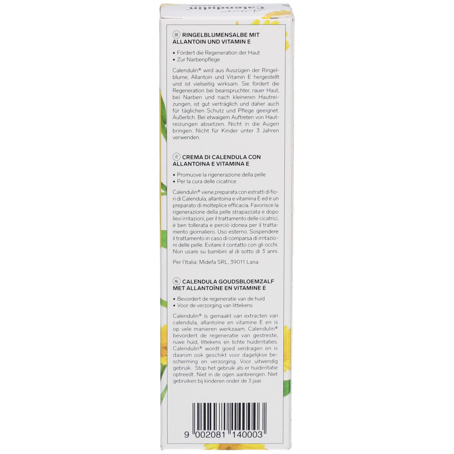 Bano Arlberger Calendulin Classic Crème de Calendula