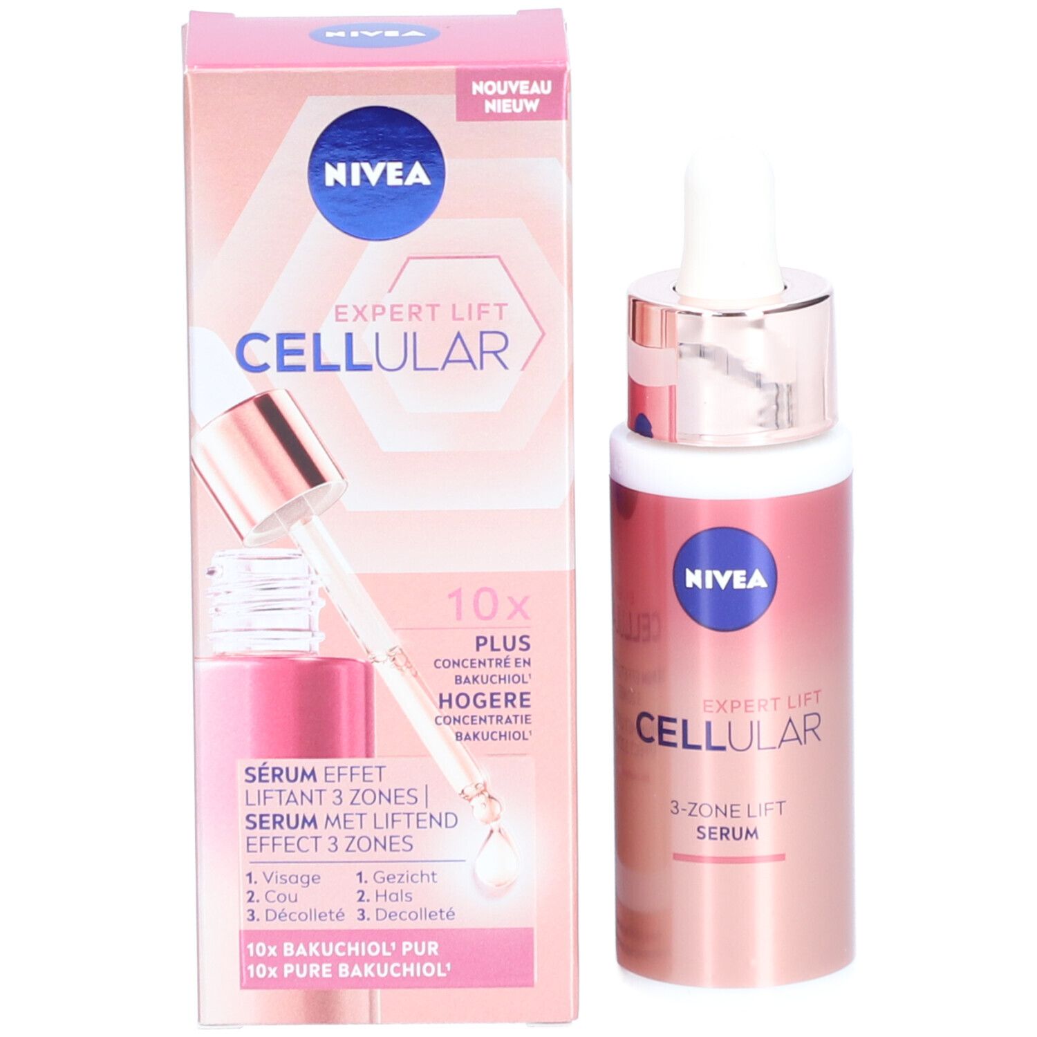 Nivea Cellular Expert Lift Sérum Effet Liftant 3 Zones