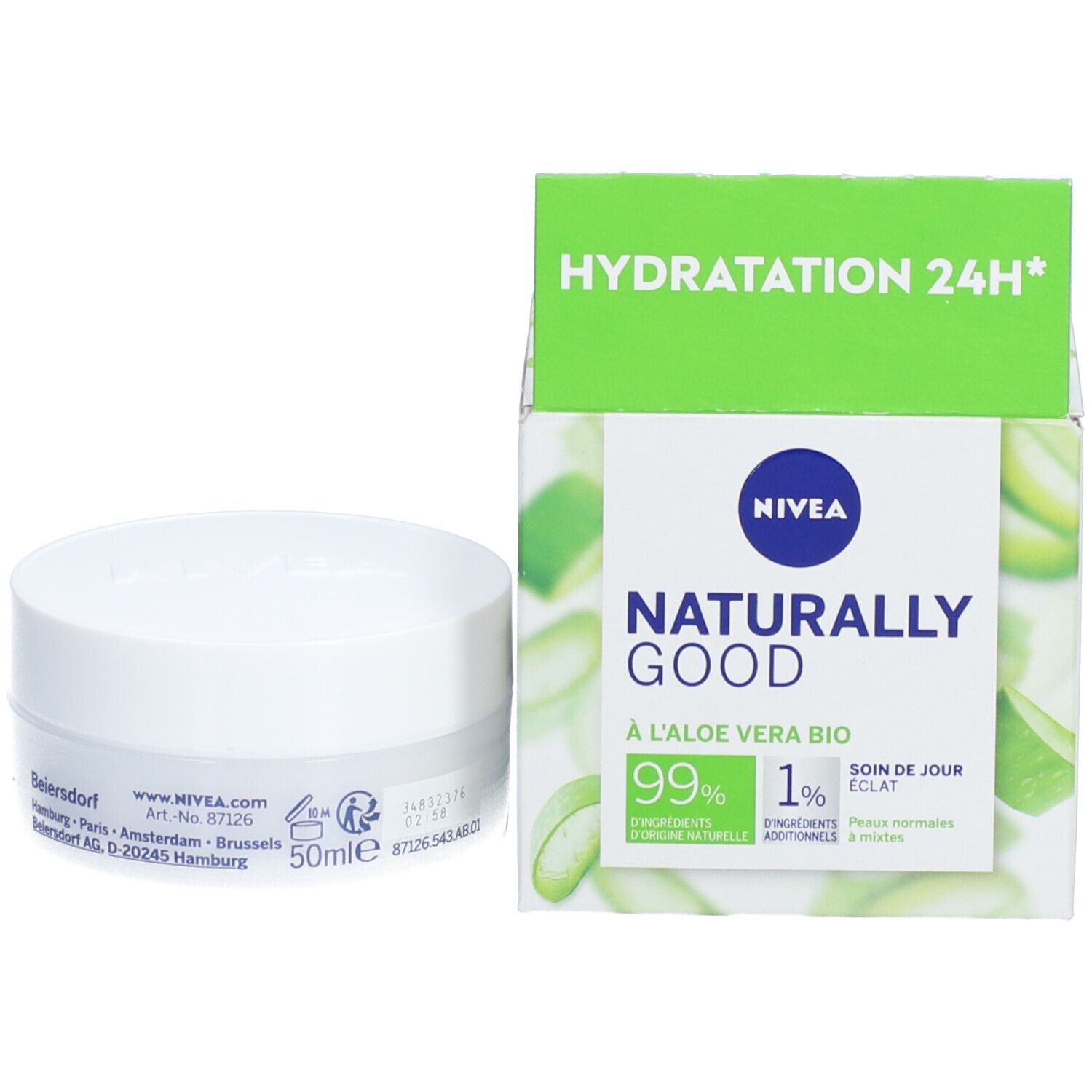 Nivea Naturally good soin de jour éclat