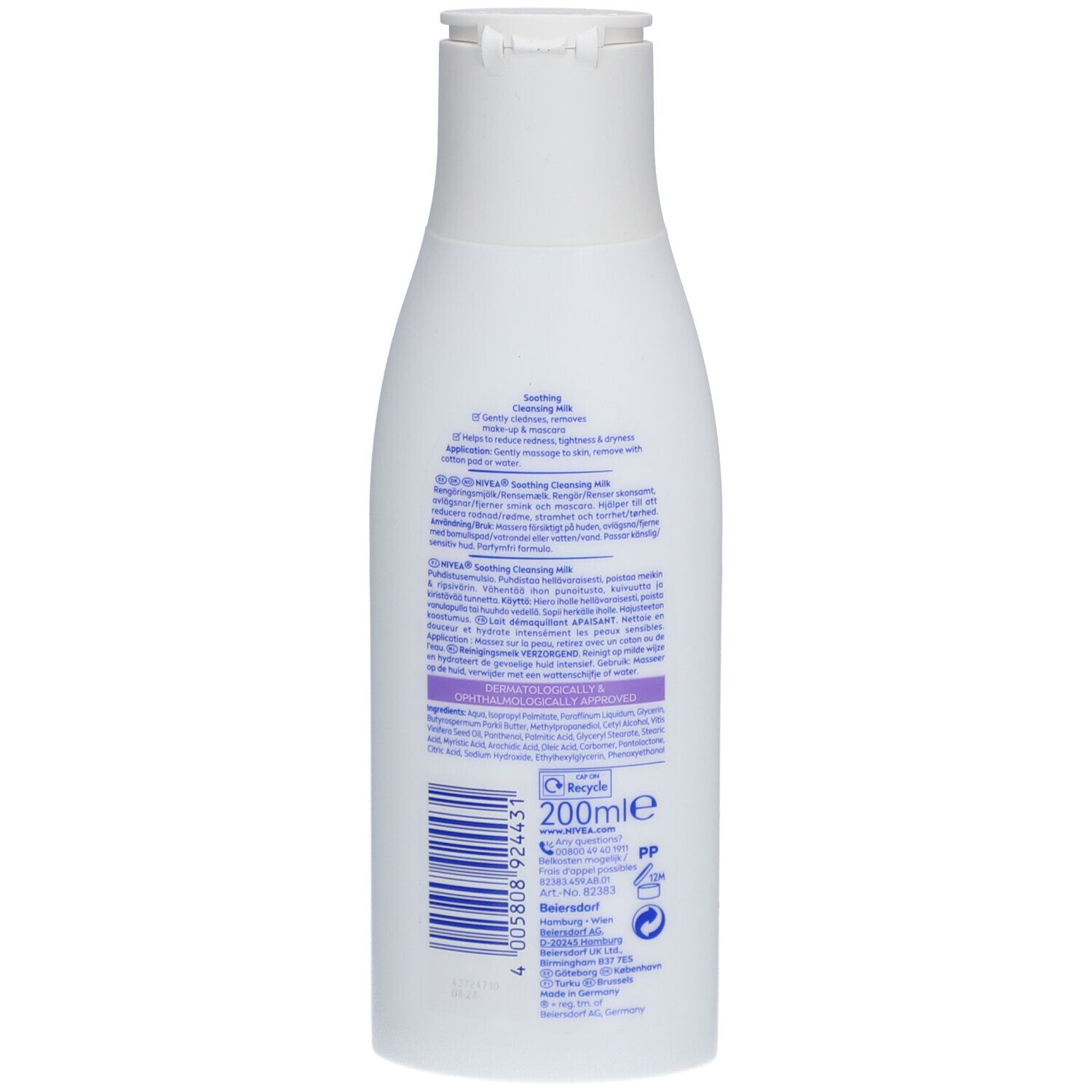 Nivea Lait Démaquillant Apaisant