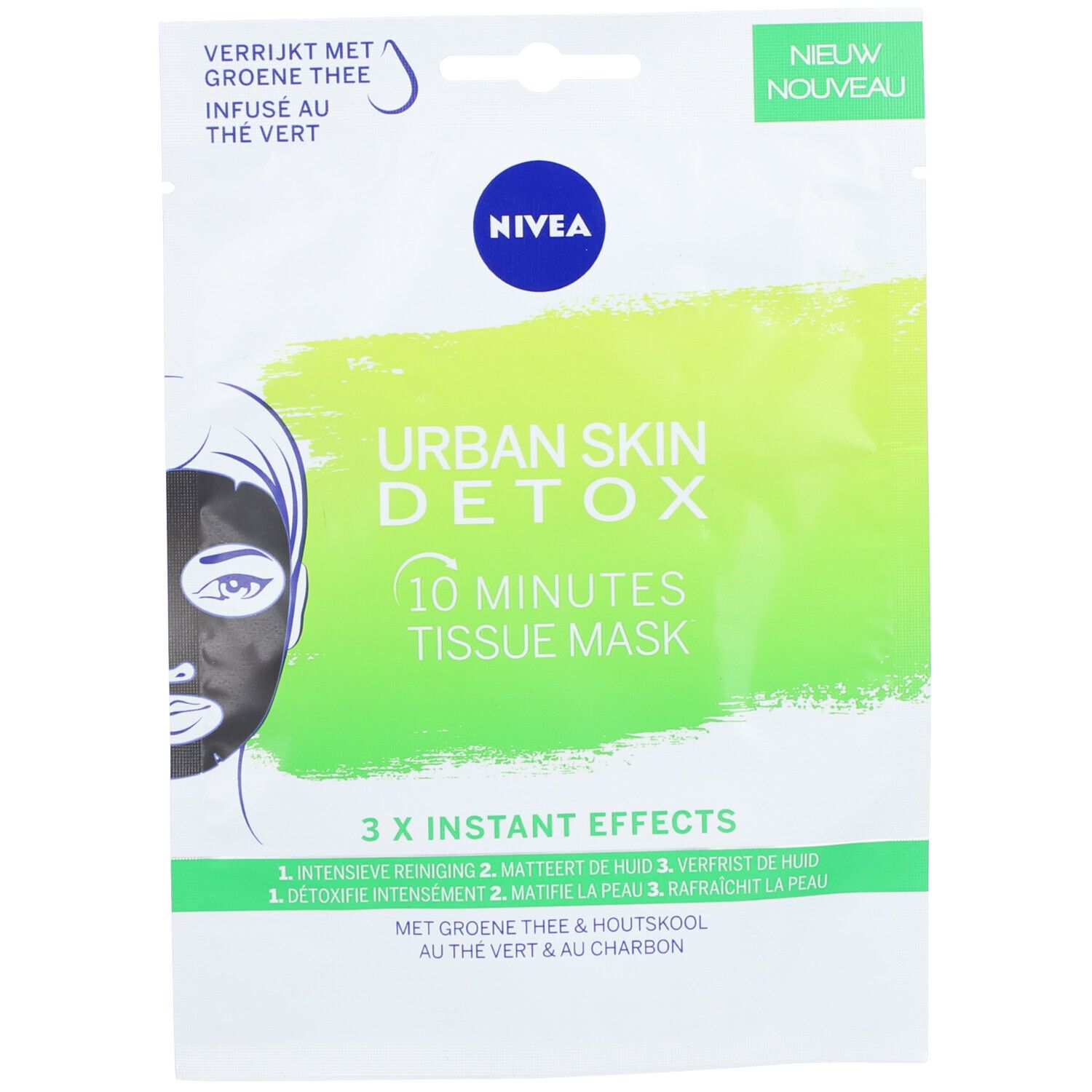 Nivea Urban Skin Detox 10 Minutes Tissue Mask