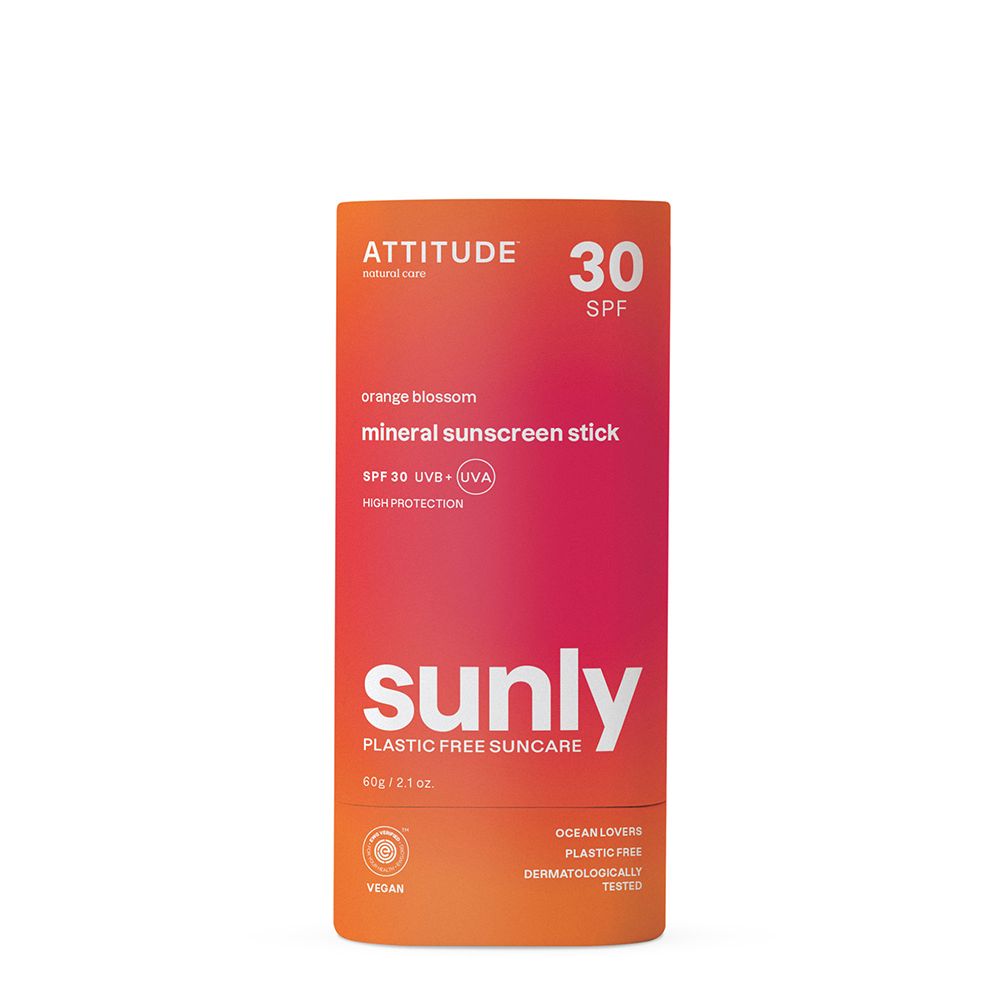 ATTITUDE™ Sunly Stick Solaire Fleur d'Oranger SPF30