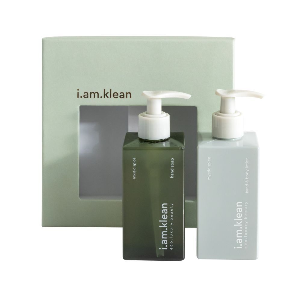 i.am.klean Coffret Cadeau Savon pour les Mains et Lorion Corporelle Mystic Spice